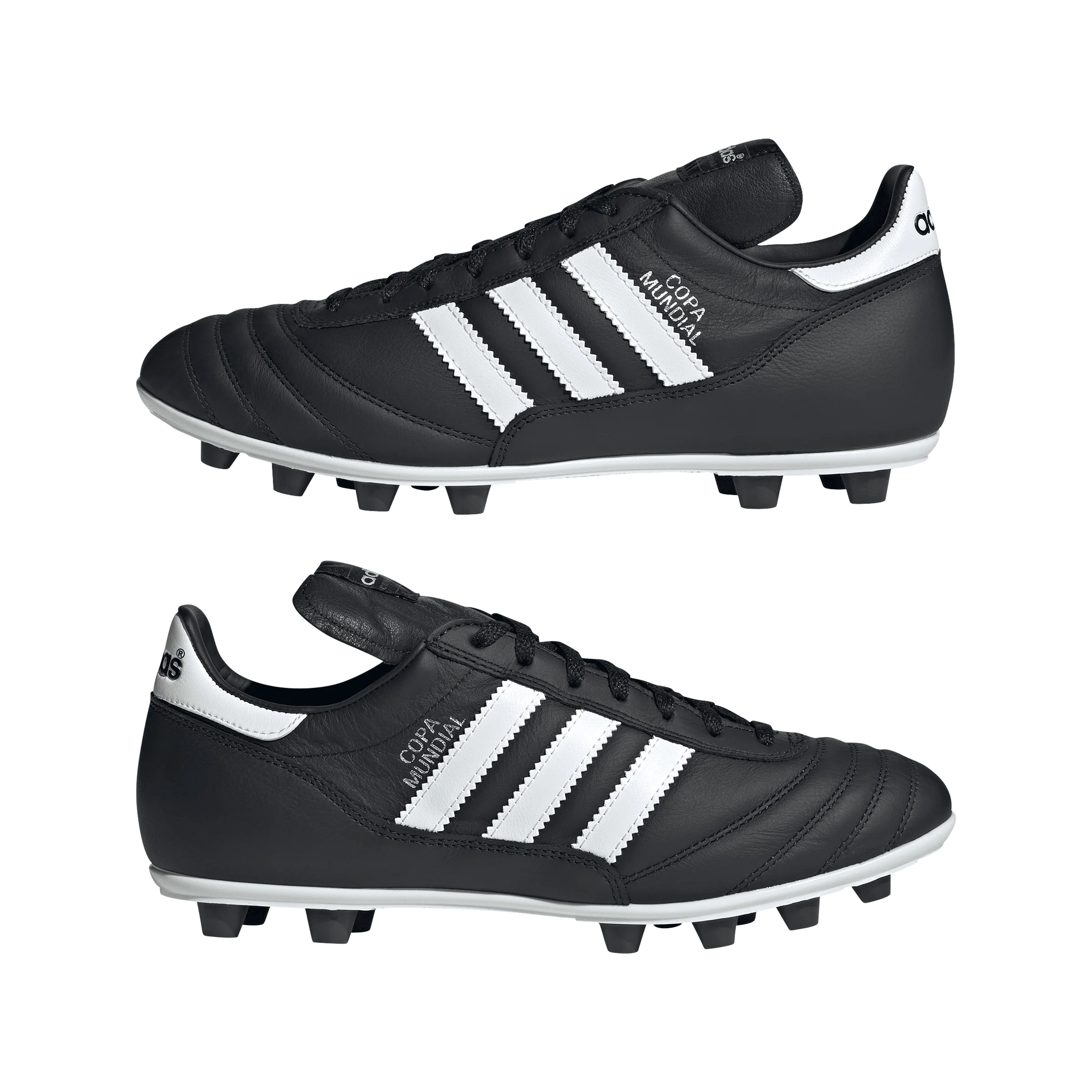 adidas Copa Mundial FG Senior Football Boots - Black/White - Image 9