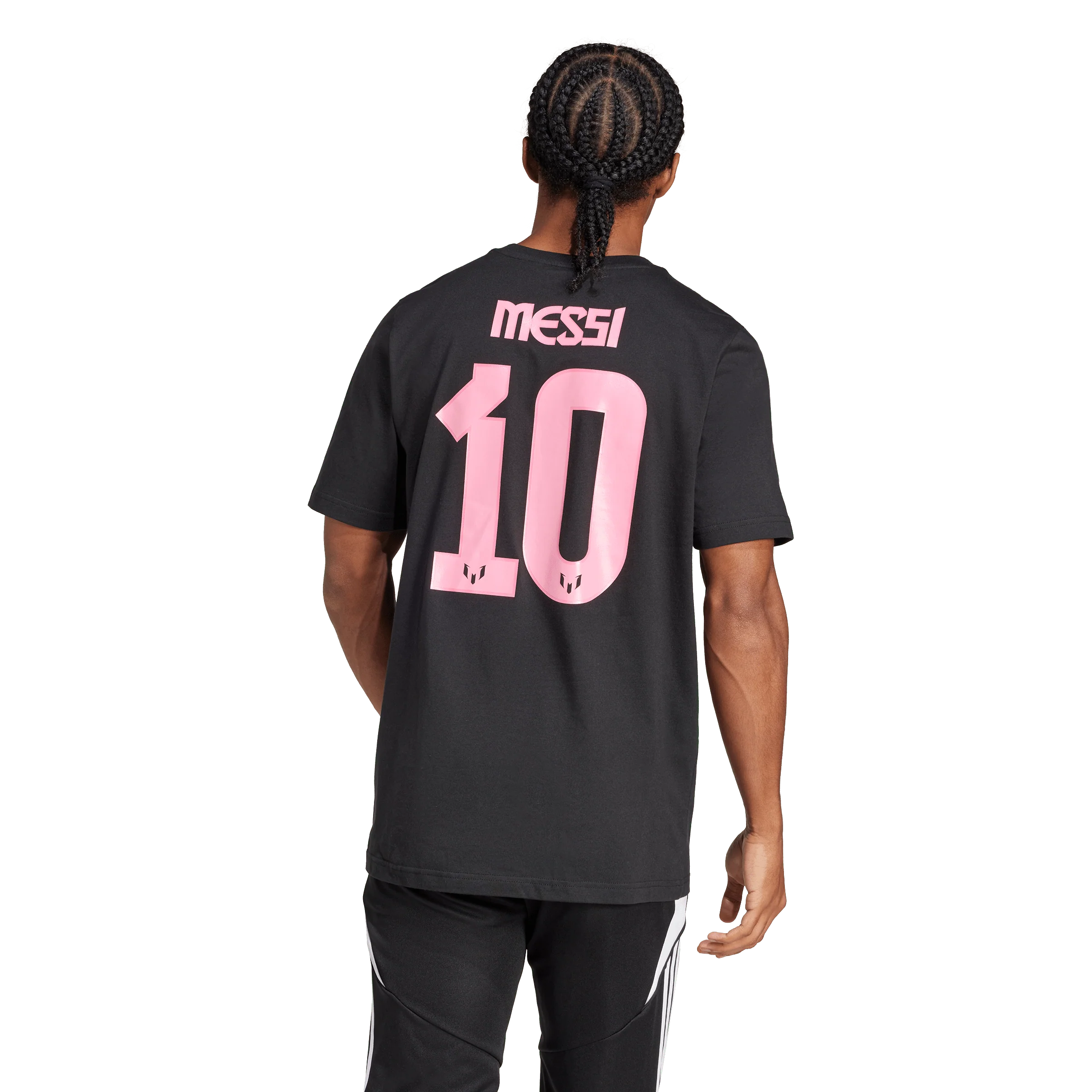 adidas Messi N&N G Tee - Black - Image 3