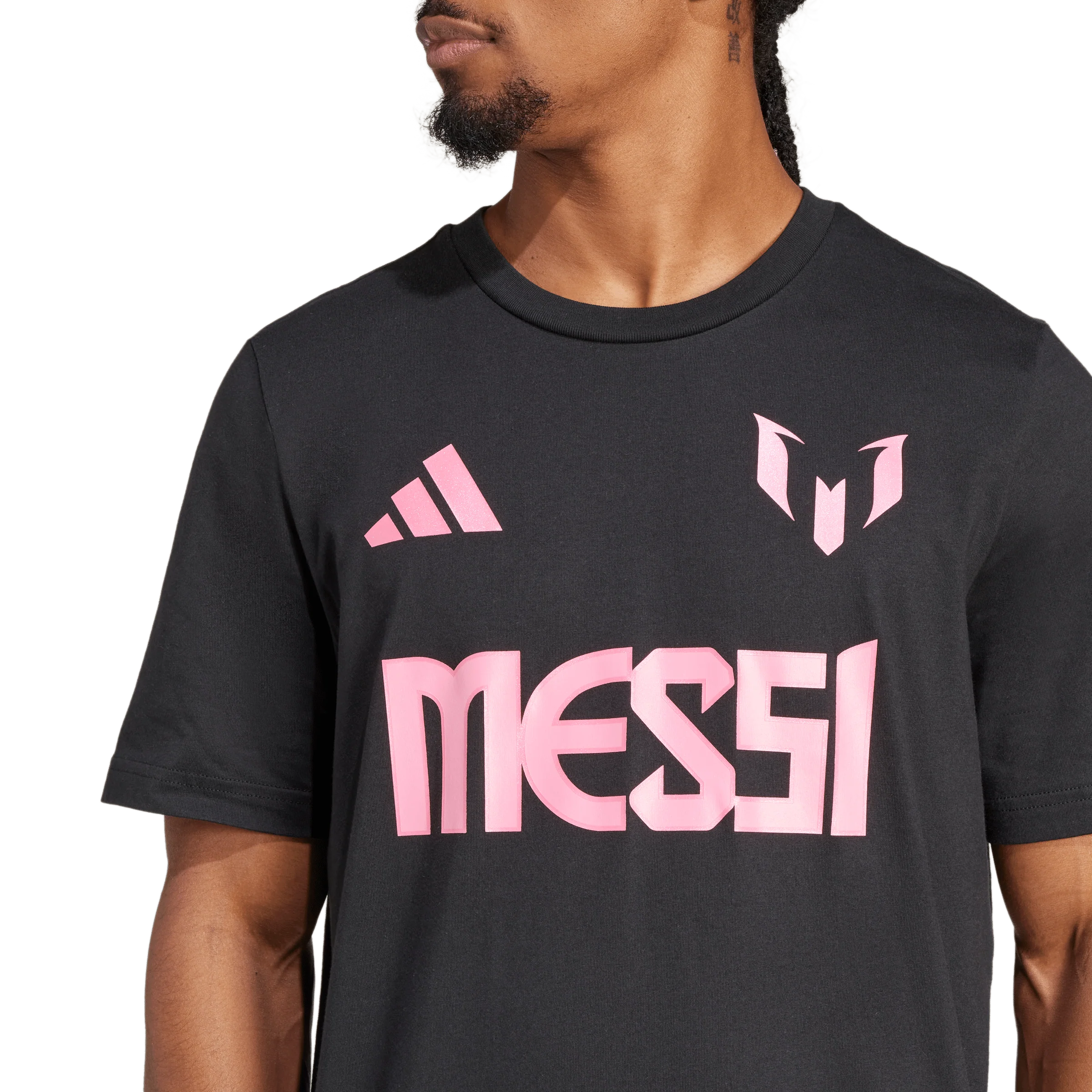 adidas Messi N&N G Tee - Black - Image 4