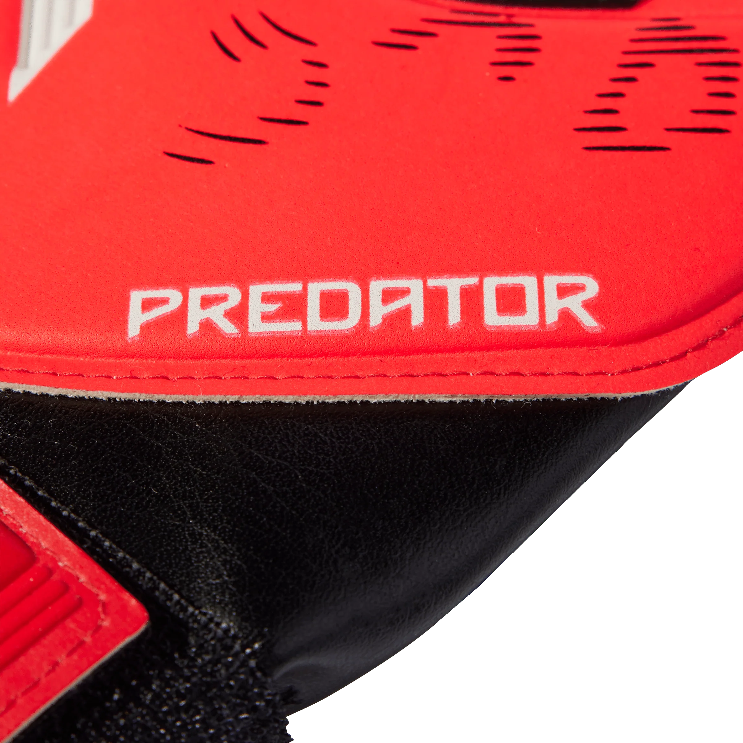 adidas Predator Junior Training Goalkeeper Gloves - Black/Lucid Red - Image 3