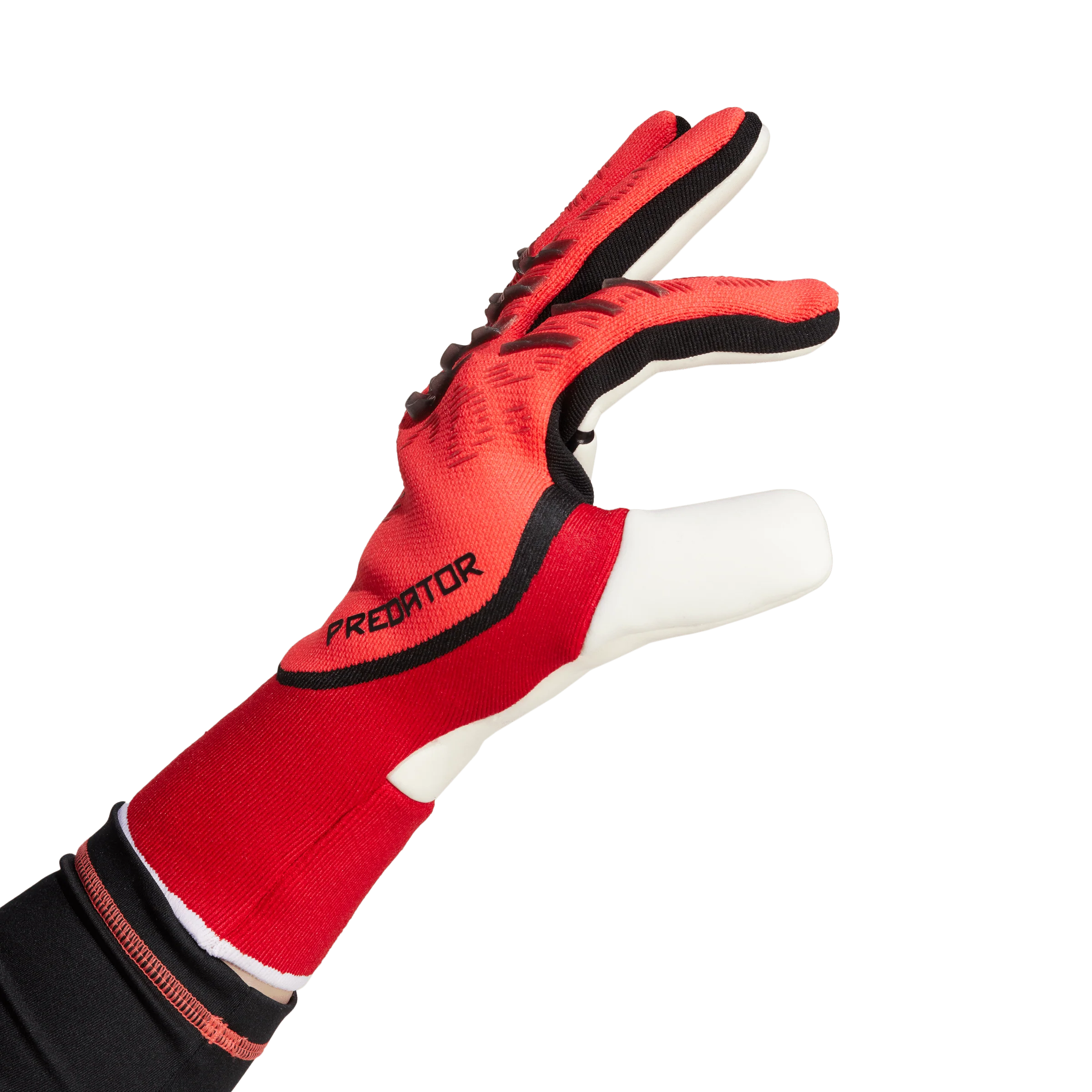 adidas Predator Pro Goalkeeper Gloves - Lucid Red/Black - Image 4