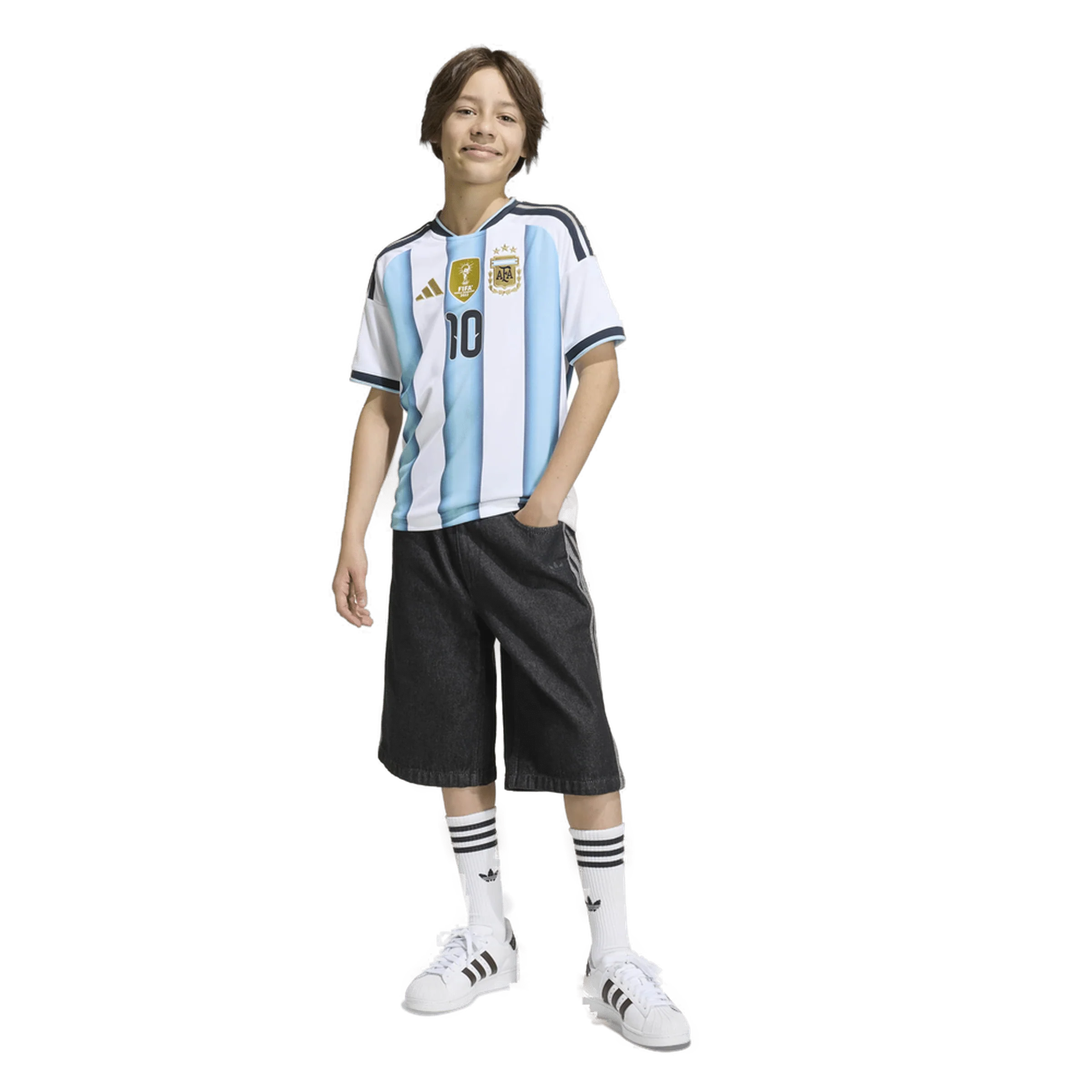 Argentina National Kids Messi Home Jersey 2026 - Image 3