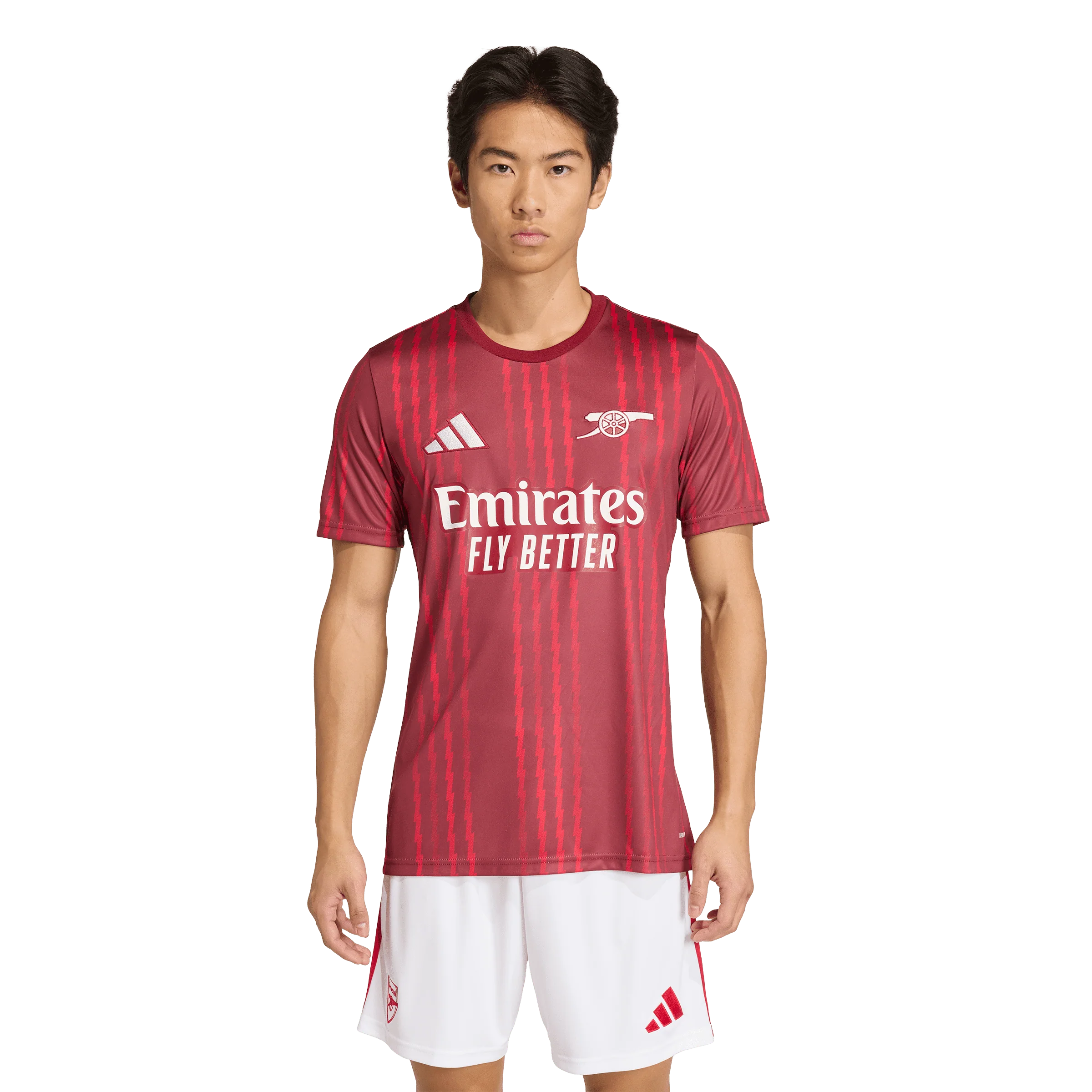 Arsenal FC Pre Match Adults Jersey Red 2025/26 - Image 3