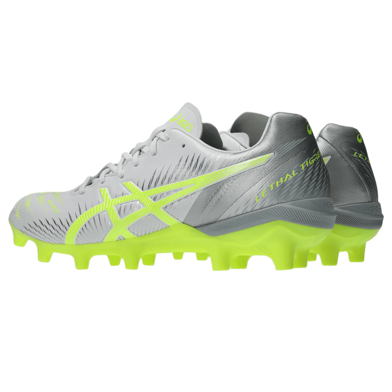 Asics Lethal Tigreor IT FF 4 FG Senior Football Boots - White/Safety Yellow - Image 4