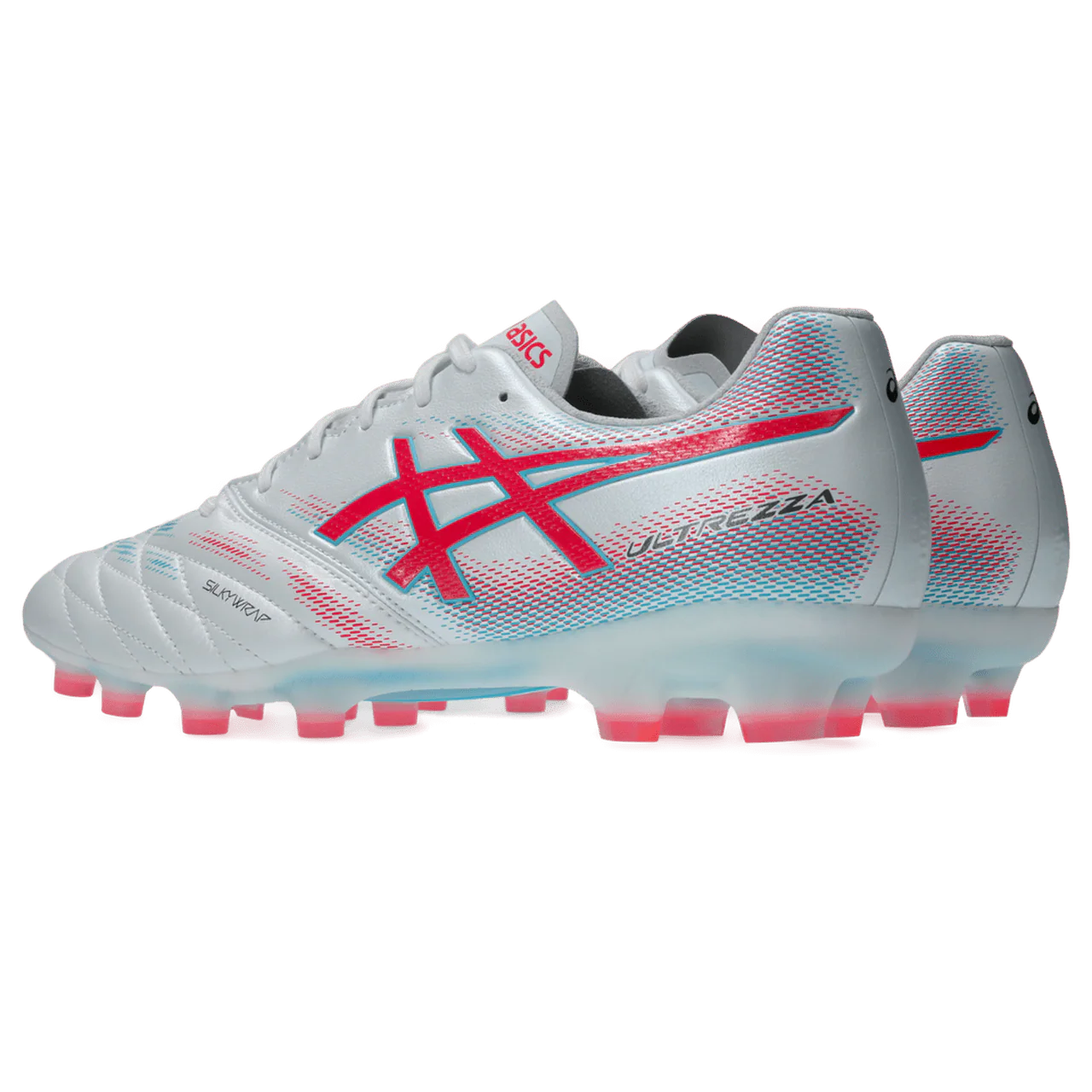 Asics Ultrezza 4 FG Senior Football Boots - White/Diva Pink - Image 4