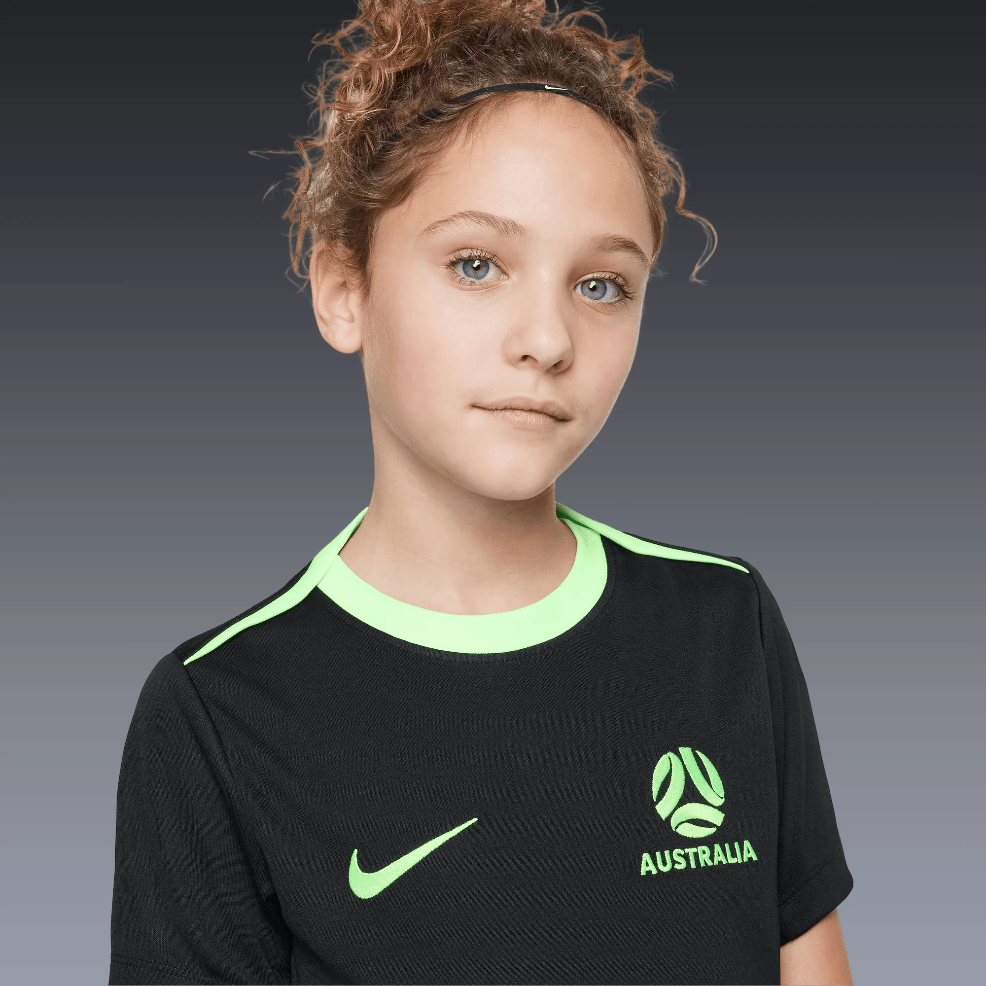 Australia National Kids Dri-Fit Academy Pro SS Top K 2025 - Image 3