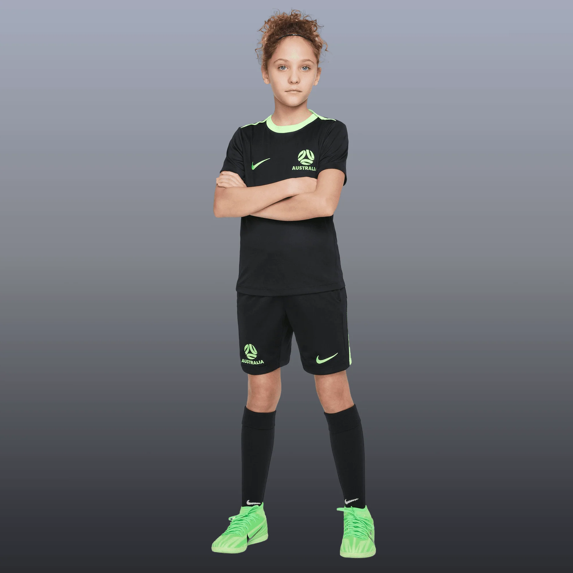 Australia National Kids Dri-Fit Academy Pro SS Top K 2025 - Image 4