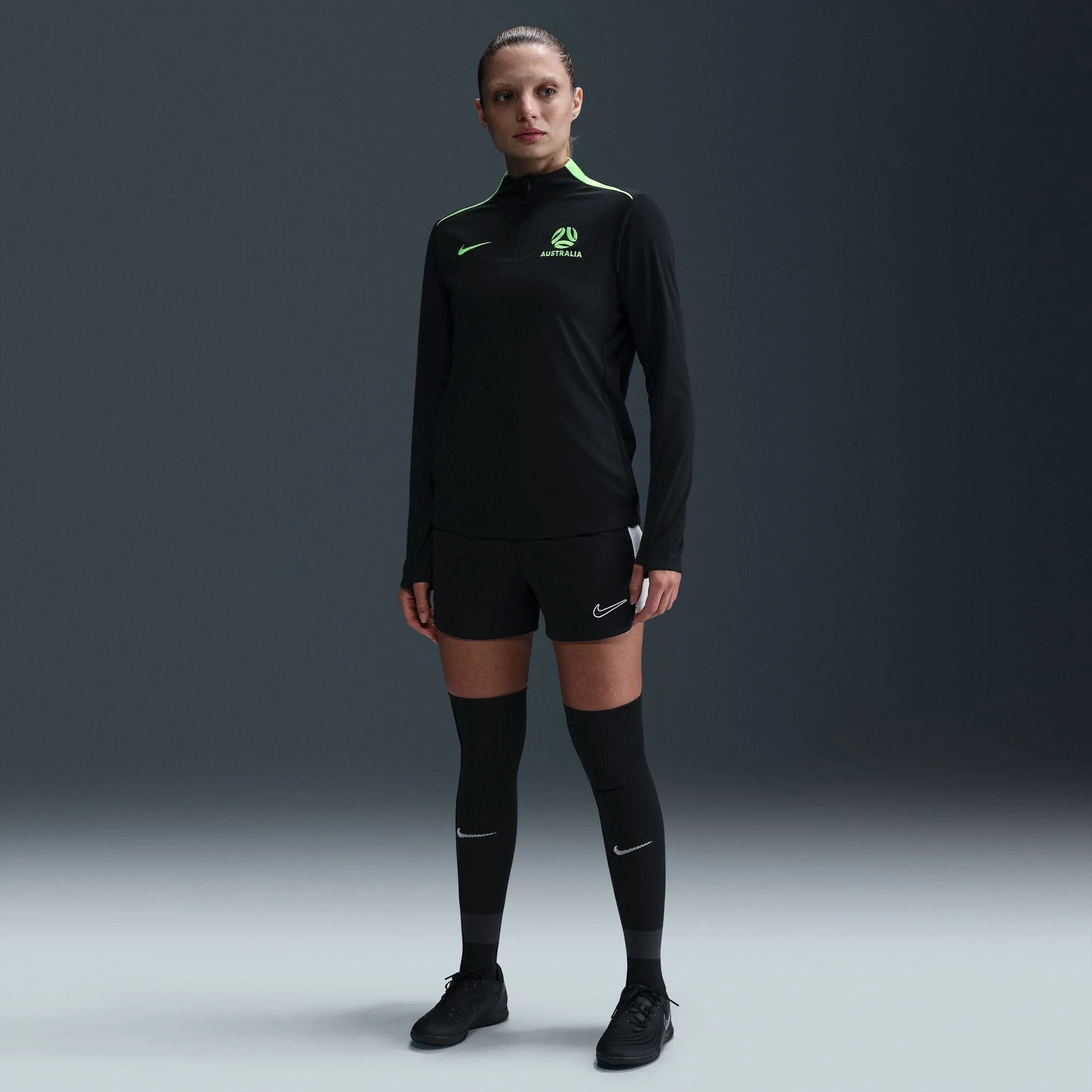 Australia National Womens Dri-Fit Academy Pro Drill Top 2025 - Image 4