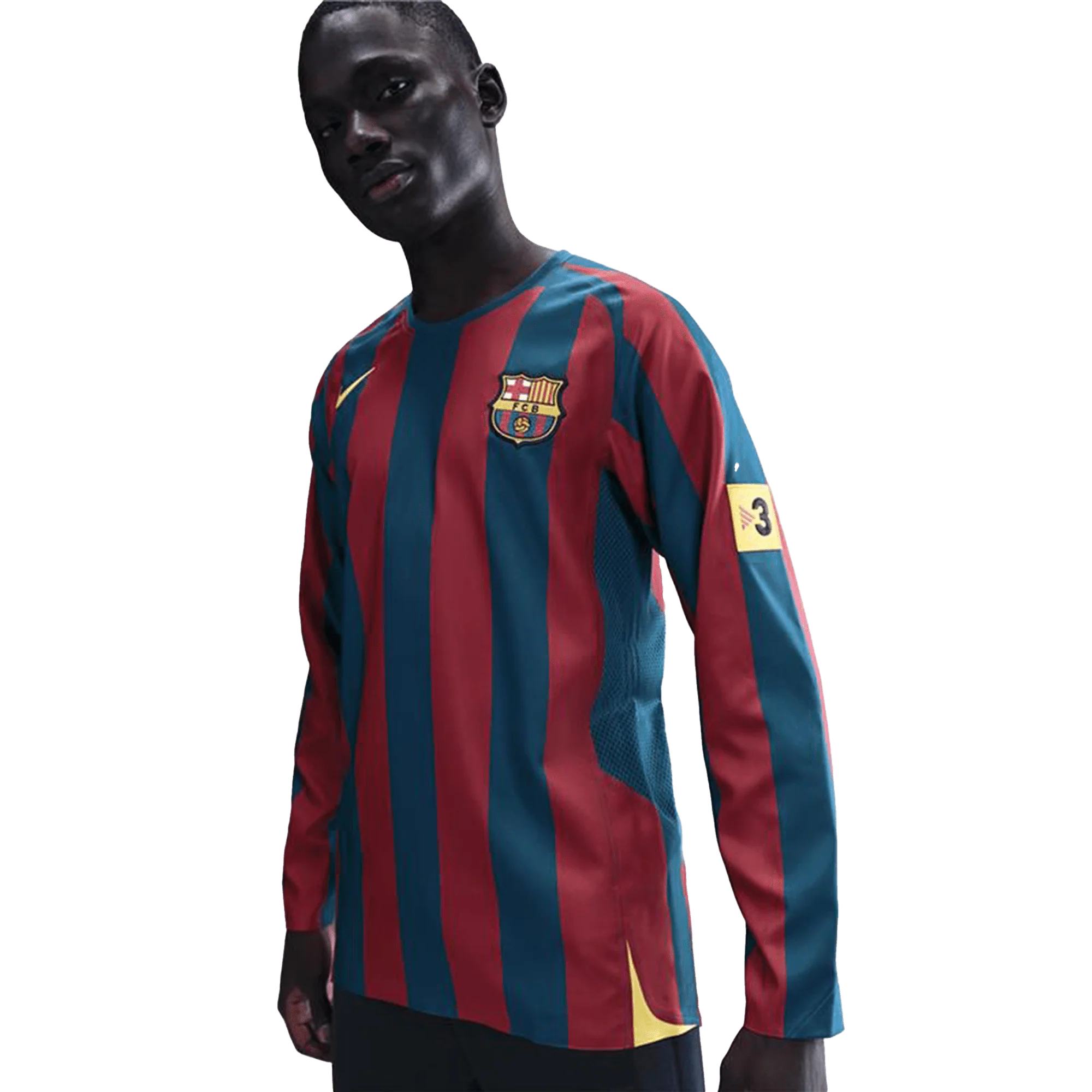 Barcelona FC Adults LS Jersey - Reissue