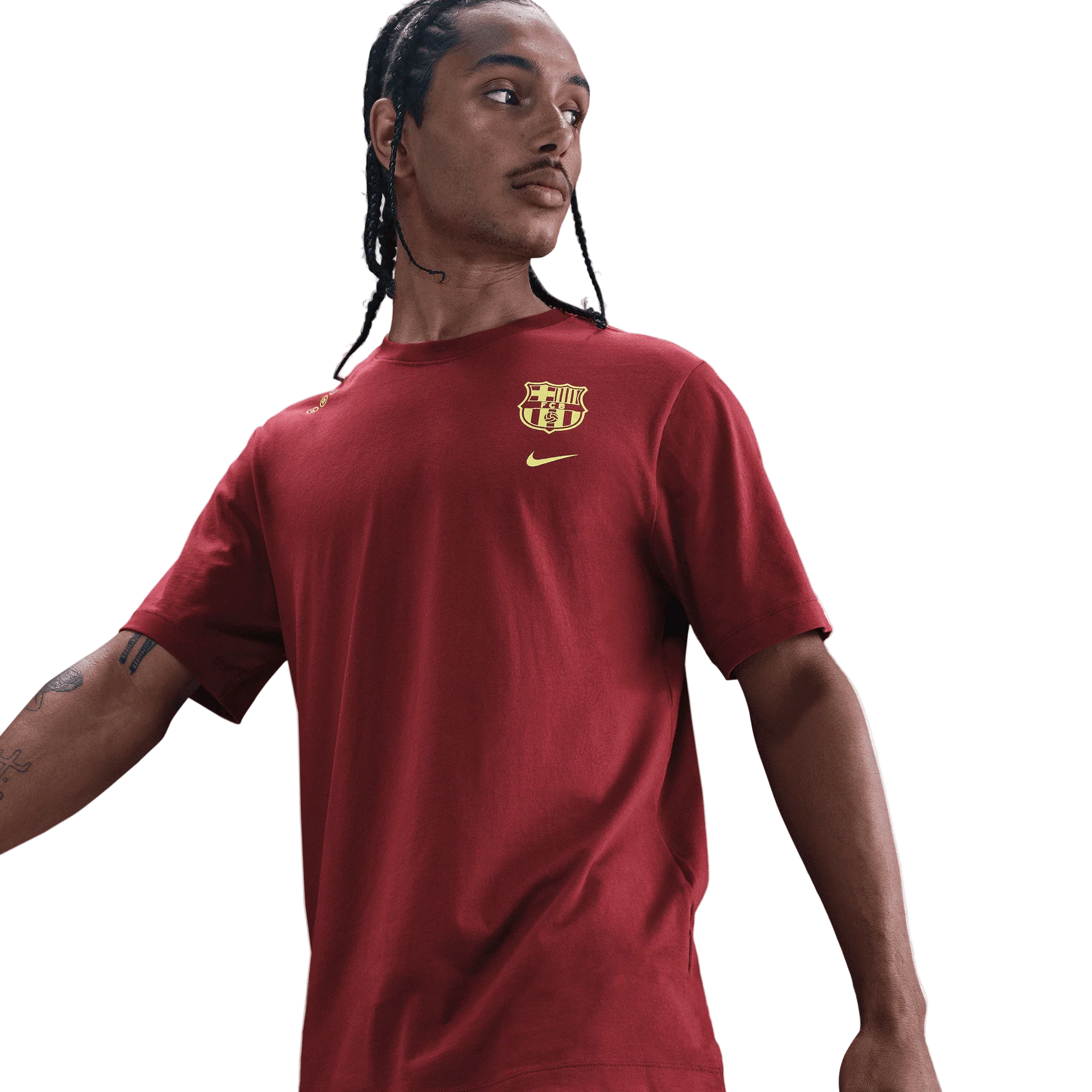 Barcelona FC Adults Tee - Team Red - Image 4