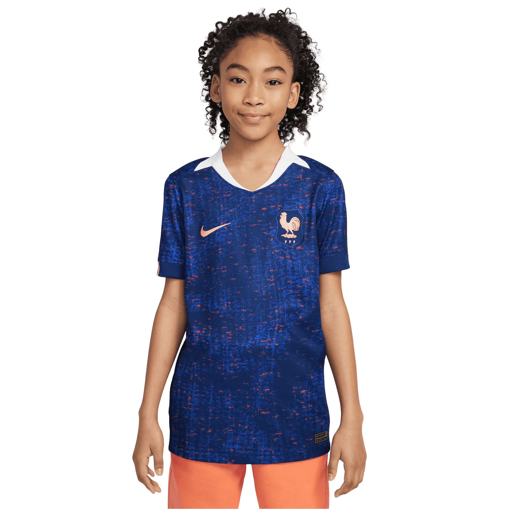 France National Womens Home Kids Jersey 2025 - Image 3