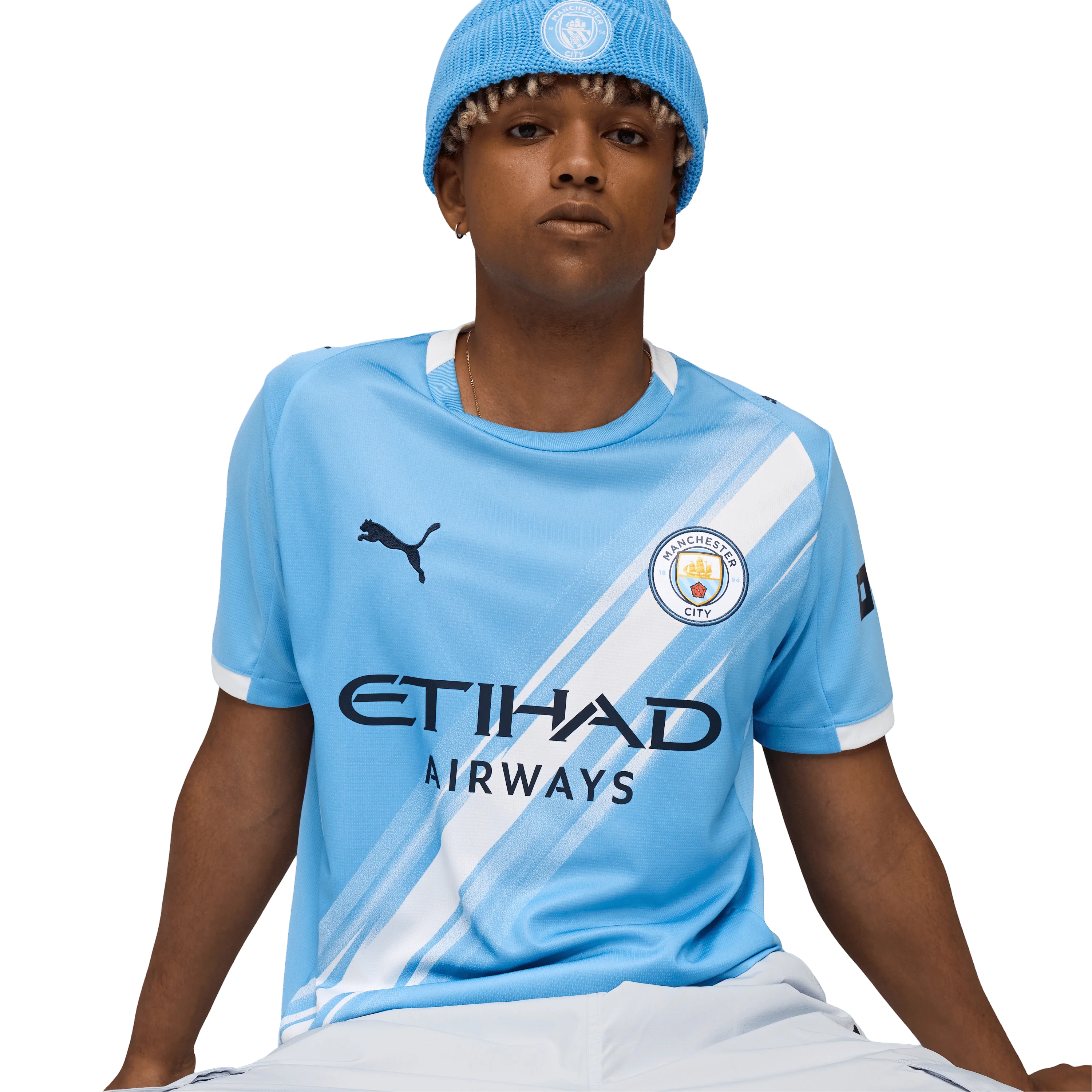 Manchester City FC Adults Home Jersey 2025/26 - Image 3