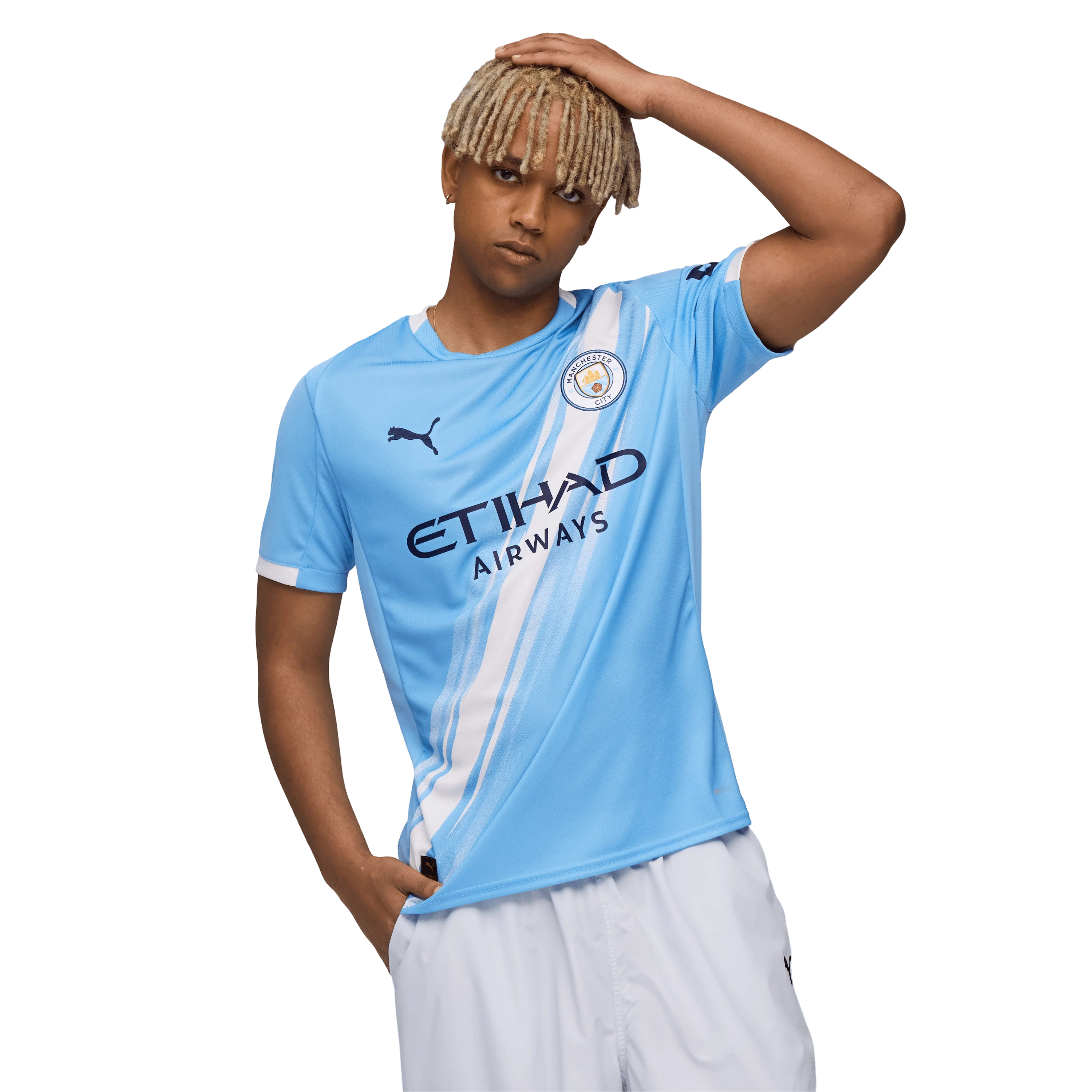 Manchester City FC Adults Home Jersey 2025/26 - Image 4