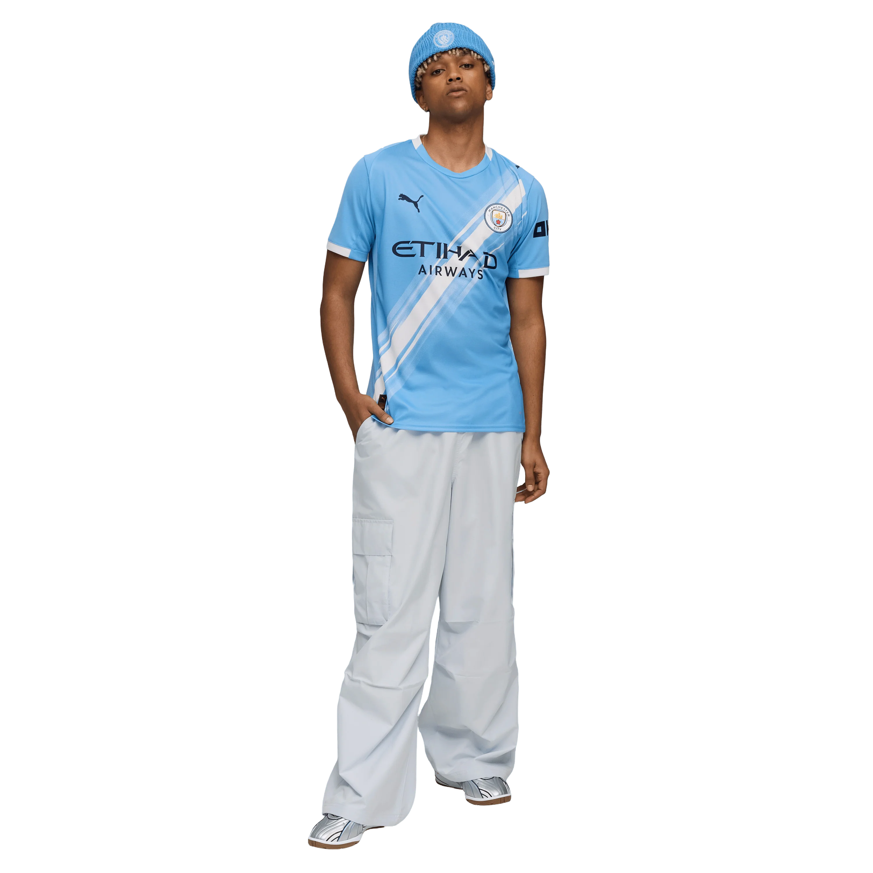 Manchester City FC Adults Home Jersey 2025/26 - Image 5
