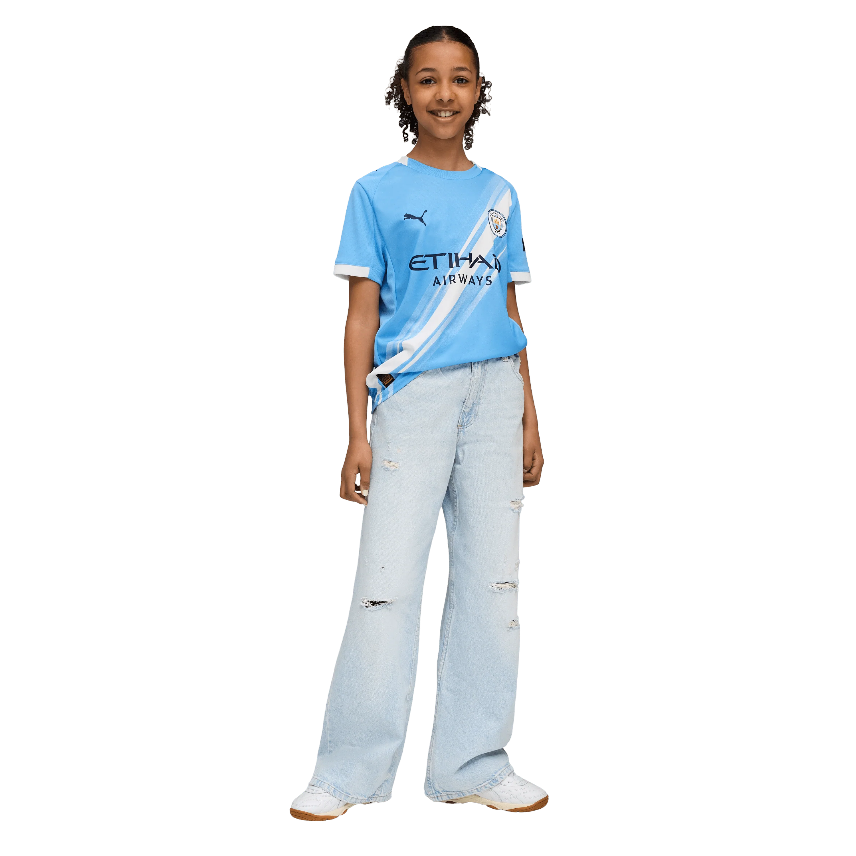 Manchester City FC Kids Home Jersey 2025/26 - Image 5