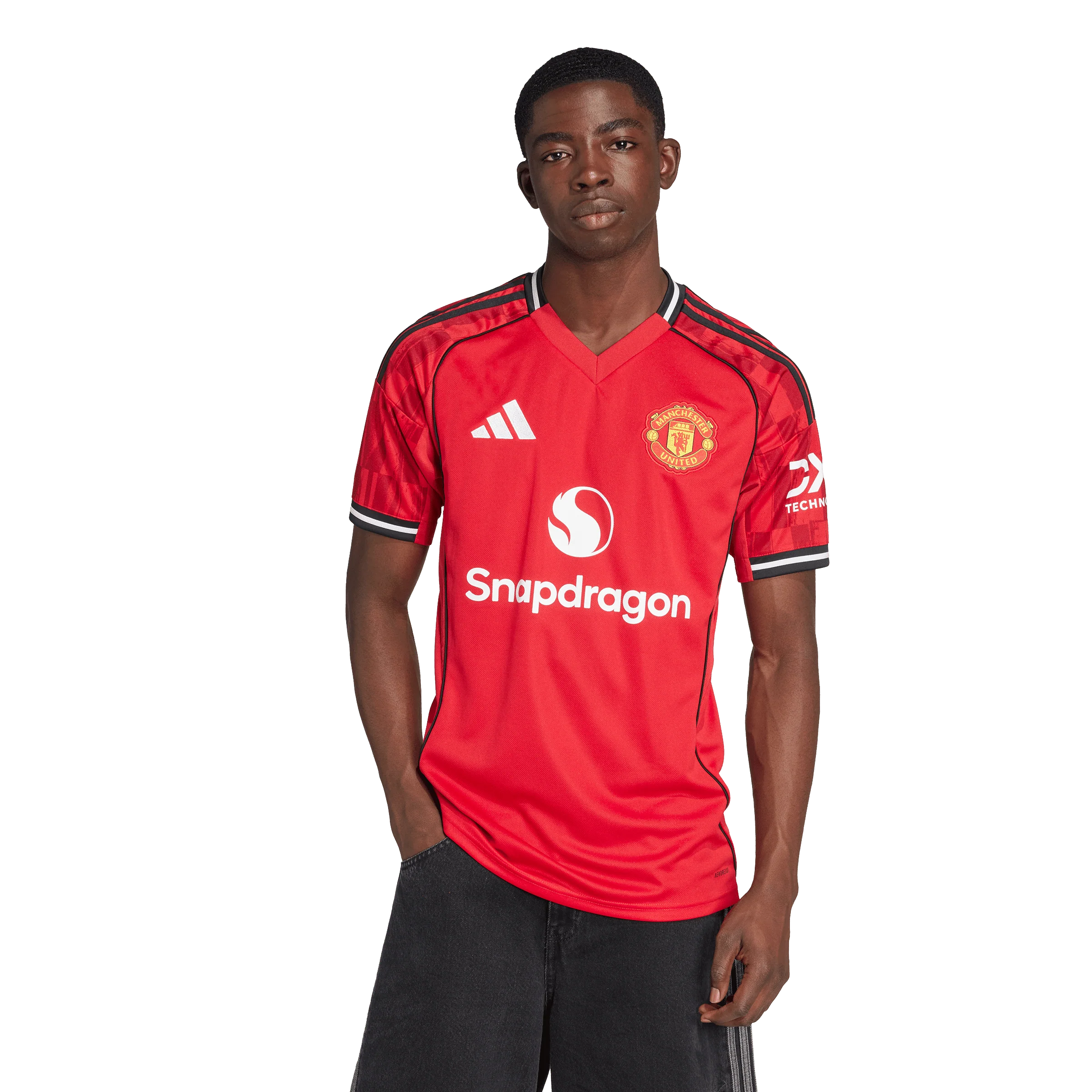 Manchester United Adults Home Jersey 2025/26 - Image 3