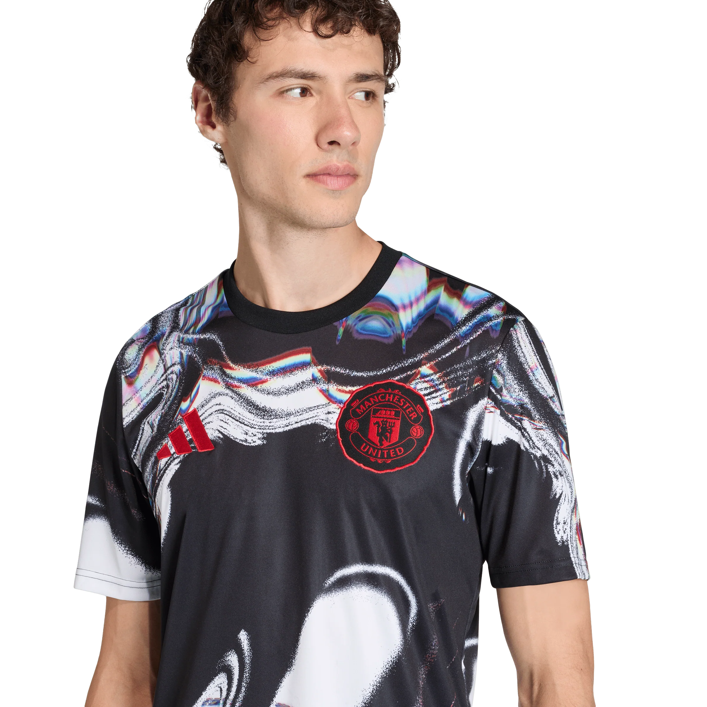 Manchester United Pre Match Adults Training Jersey 2025/26 - Image 7
