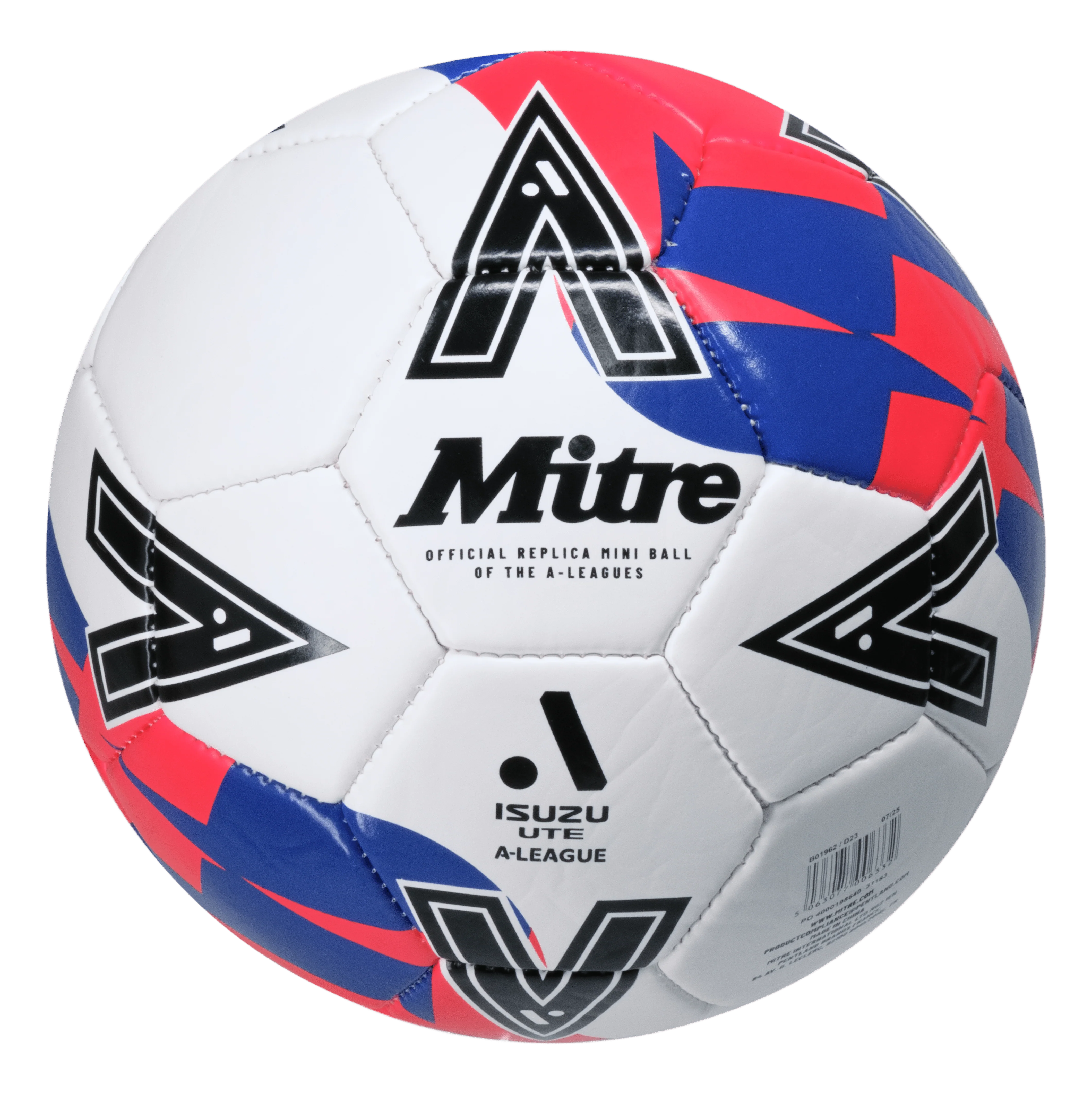 Mitre A-Leagues Mini Soccer Ball 2025/26 - Image 3