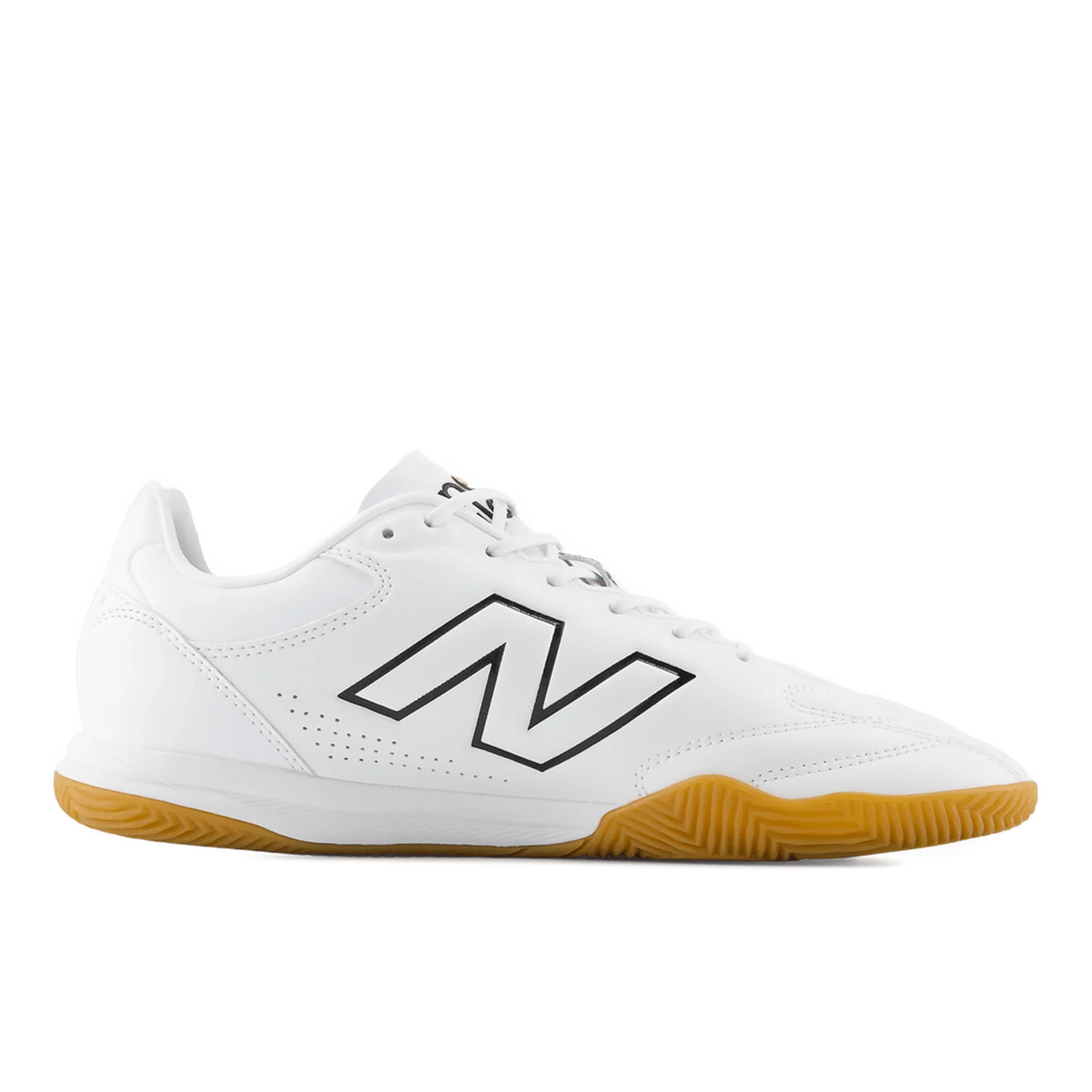 New Balance 442 V3 Pro Indoor Senior Football Boots - White - Image 3