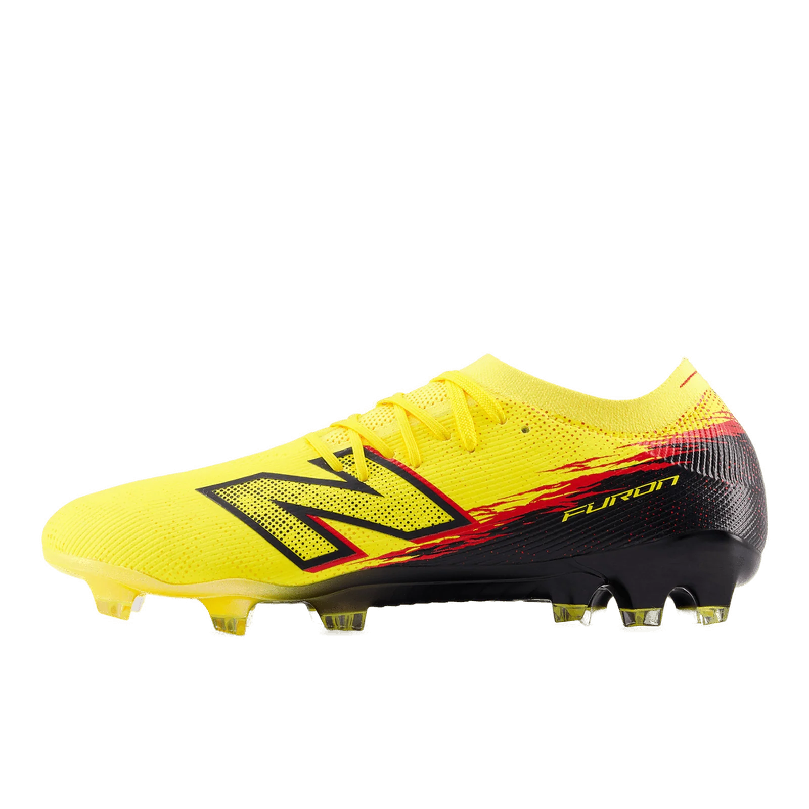 New Balance Furon V8 Elite FG Senior Football Boots - Punch Yellow - Image 4