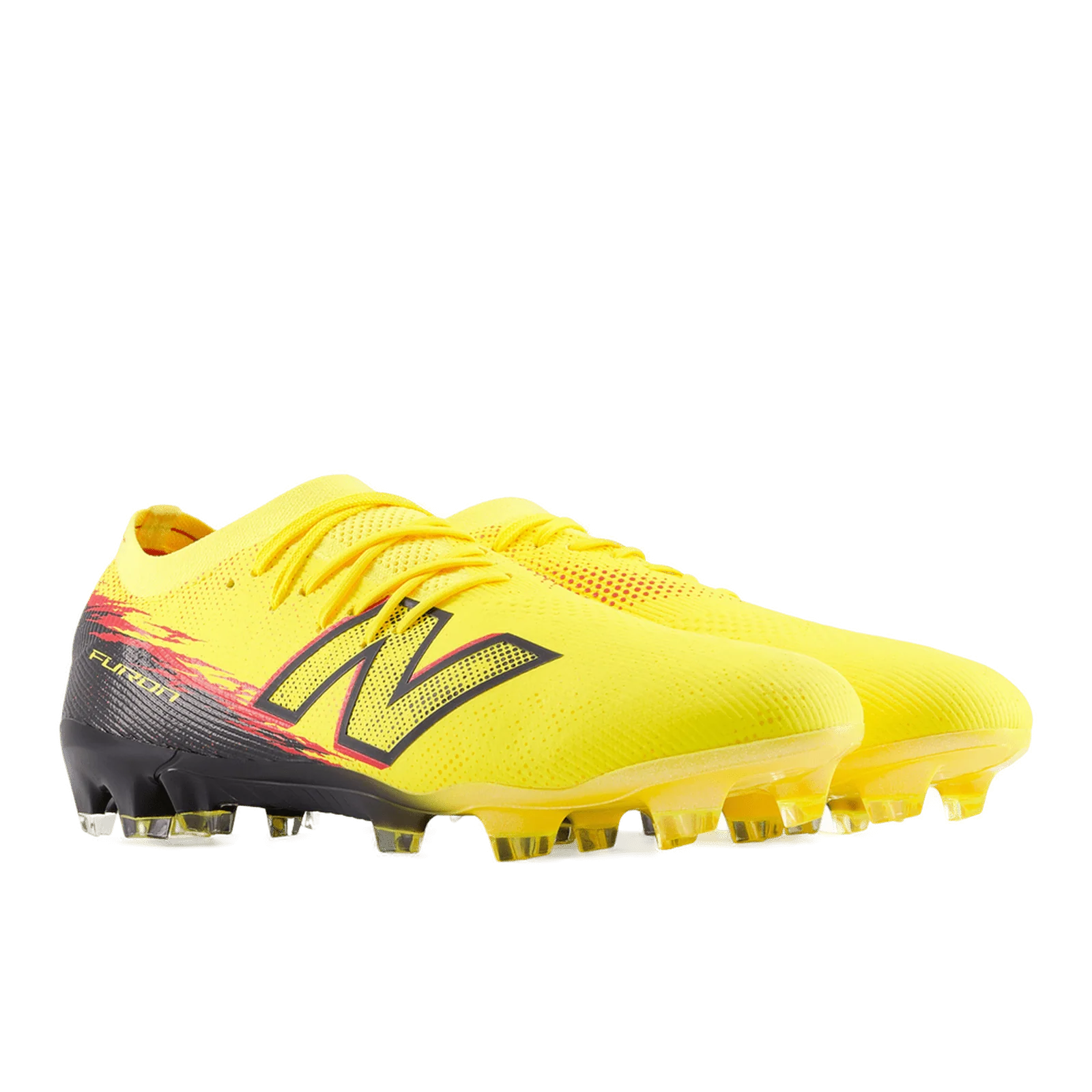 New Balance Furon V8 Elite FG Senior Football Boots - Punch Yellow - Image 5