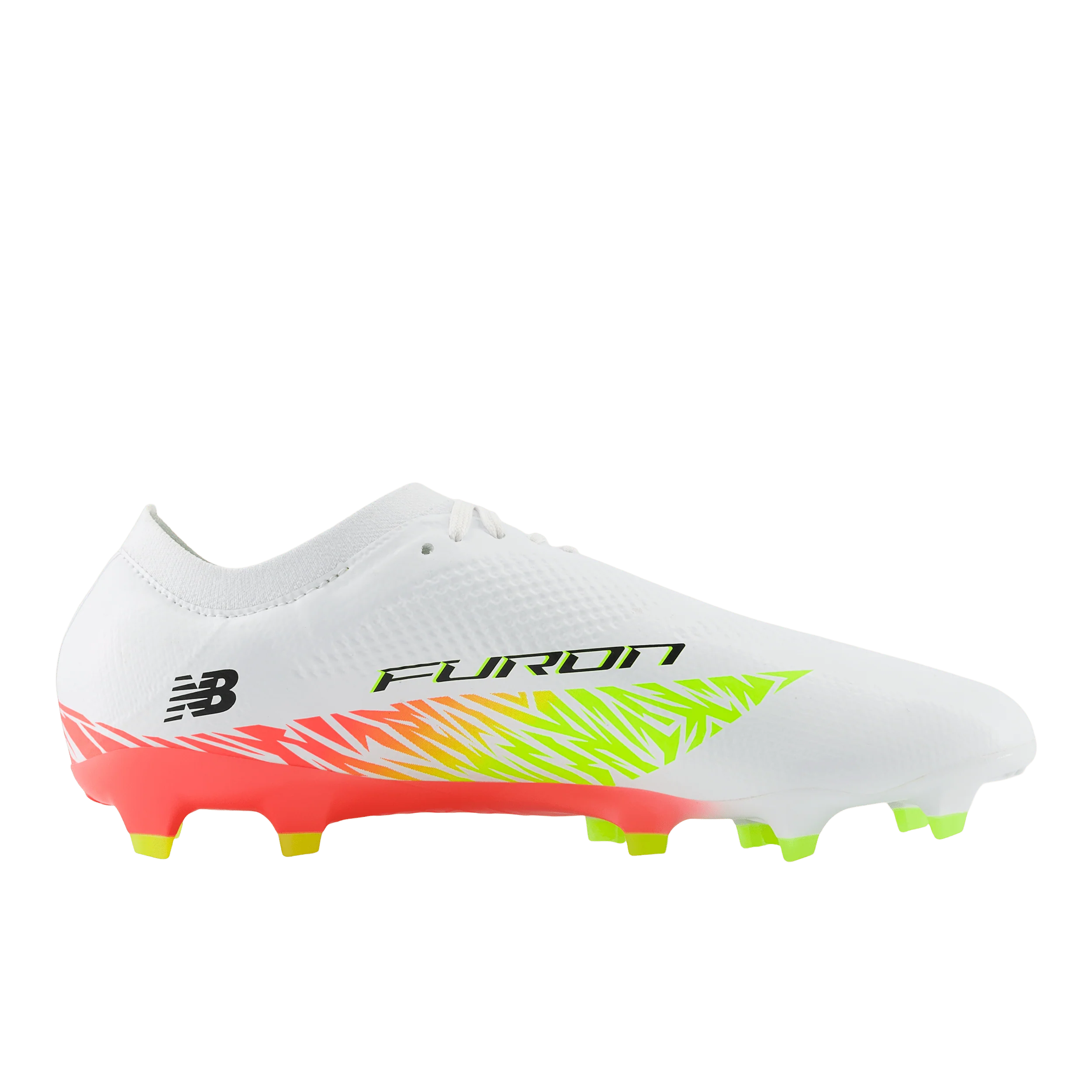 New Balance Furon V8 Pro FG Senior Football Boots - White - Image 3