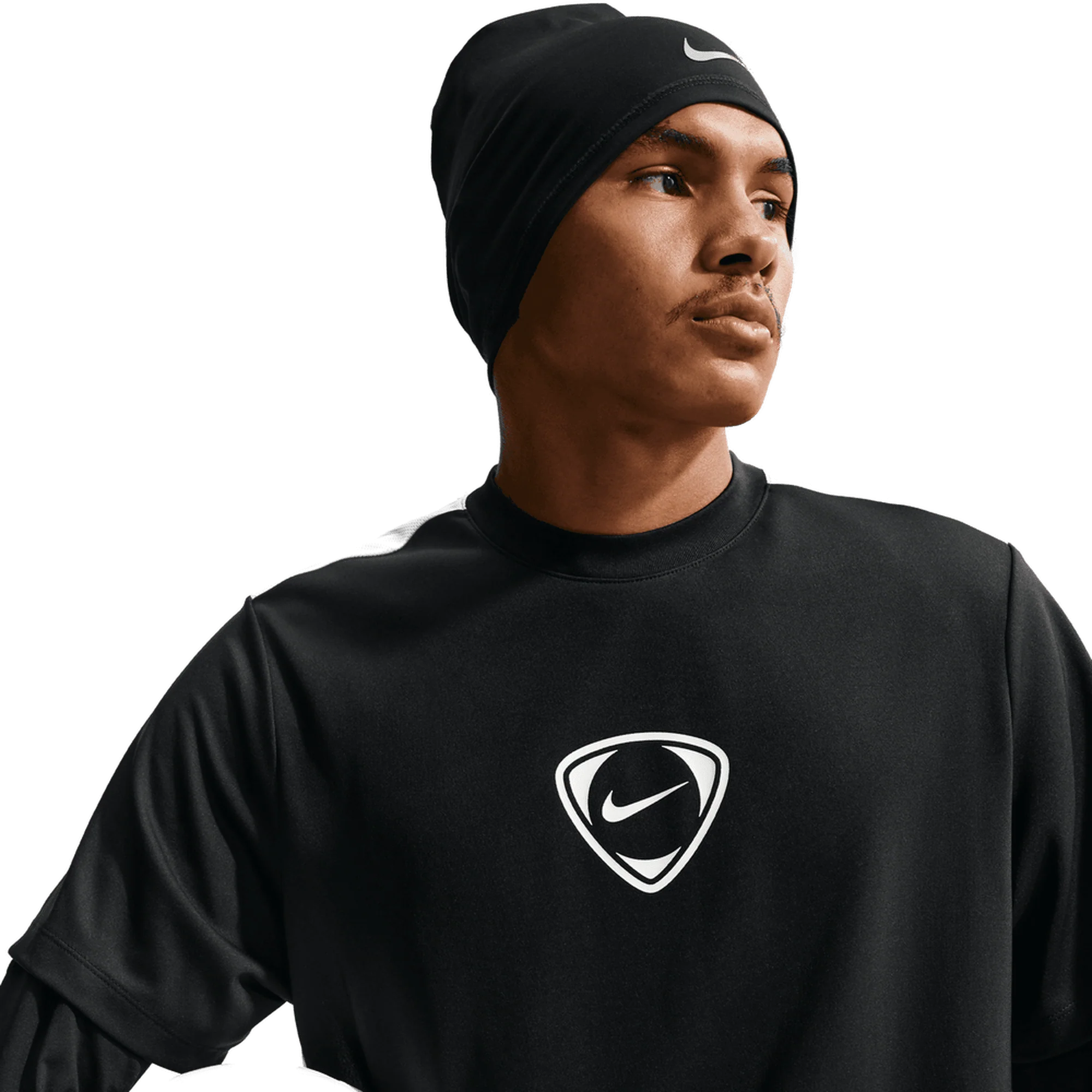 Nike Academy+ Dri-FIT Adults Football Top - Black - Image 3