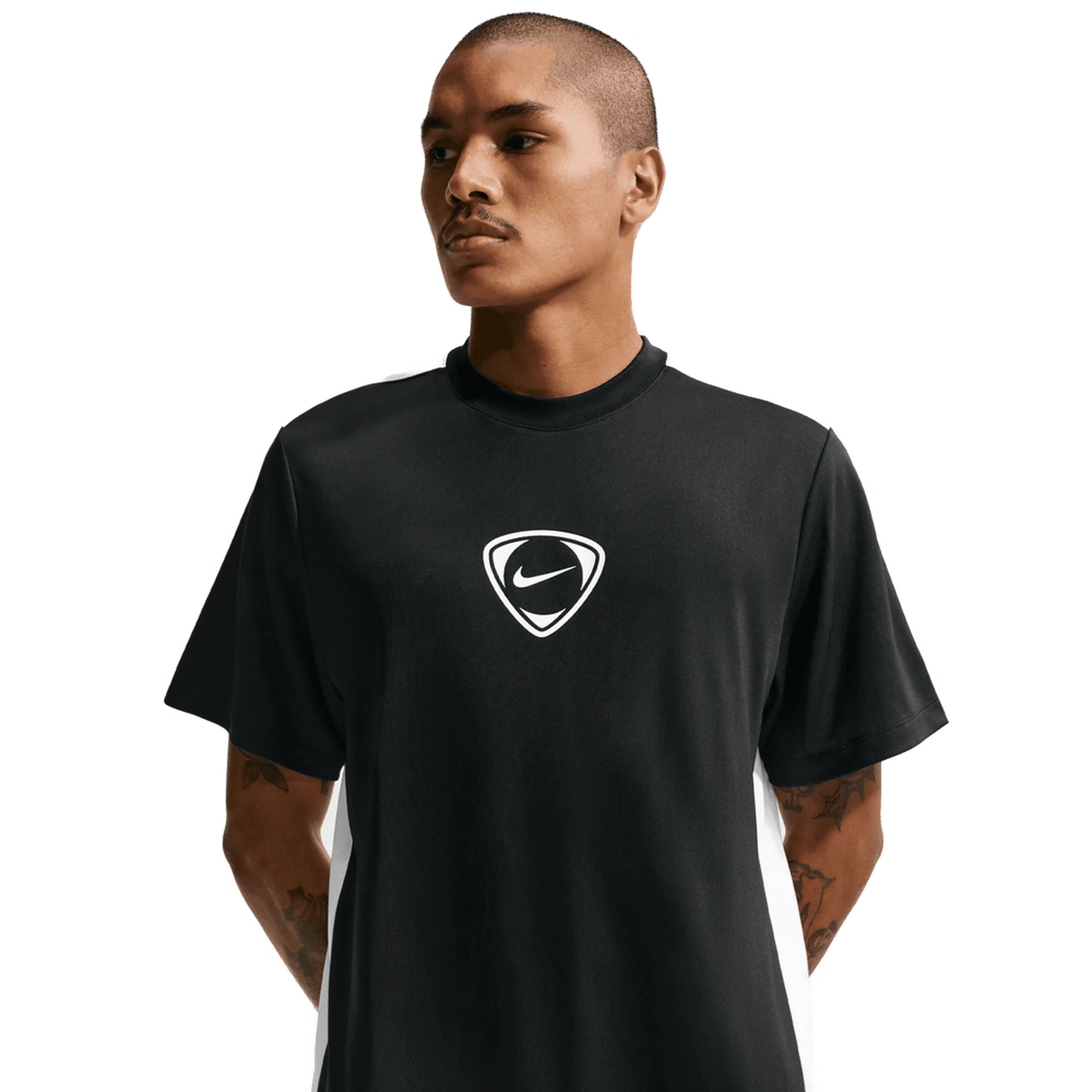 Nike Academy+ Dri-FIT Adults Football Top - Black - Image 5