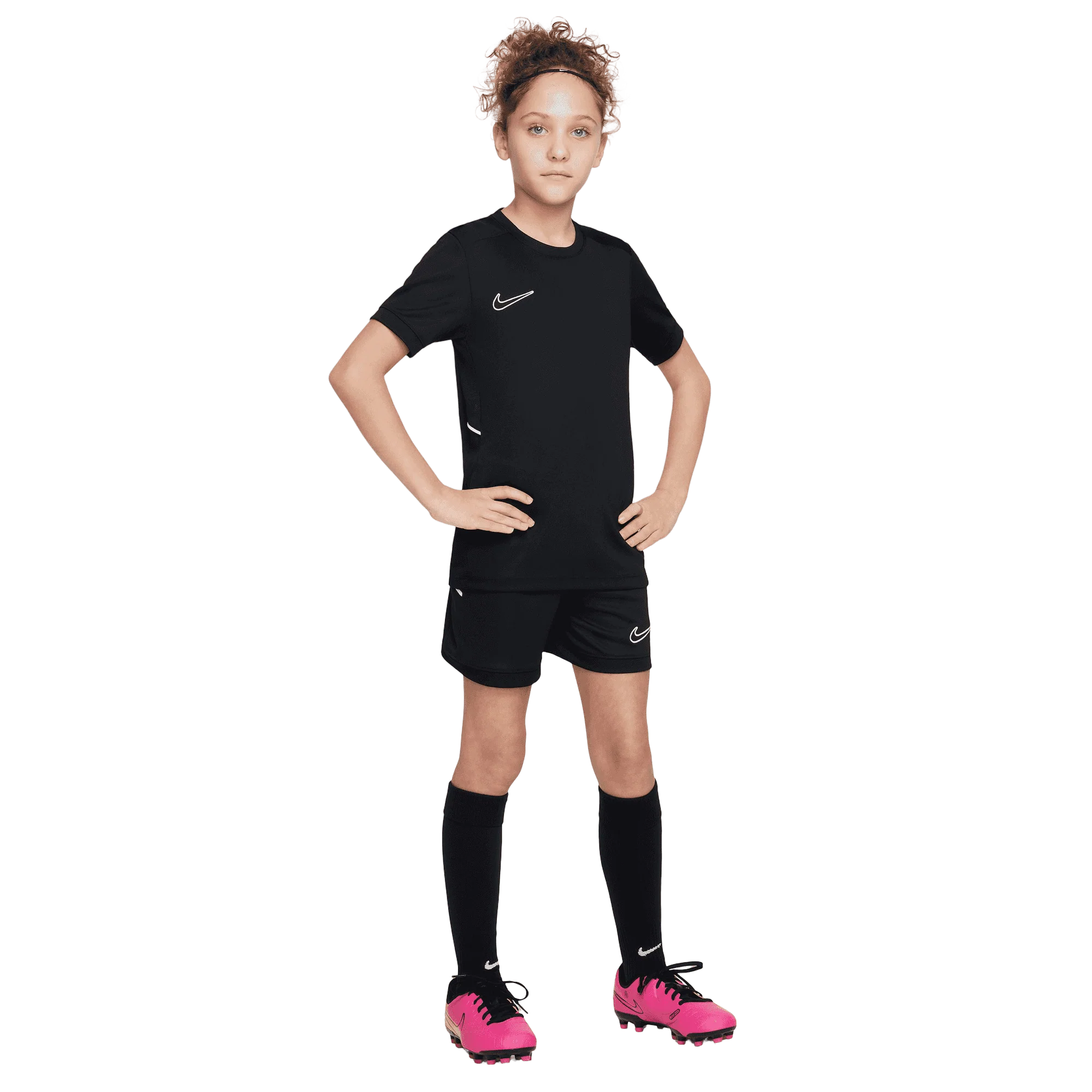 Nike Academy Dri-FIT Kids Football Top - Black - Image 3