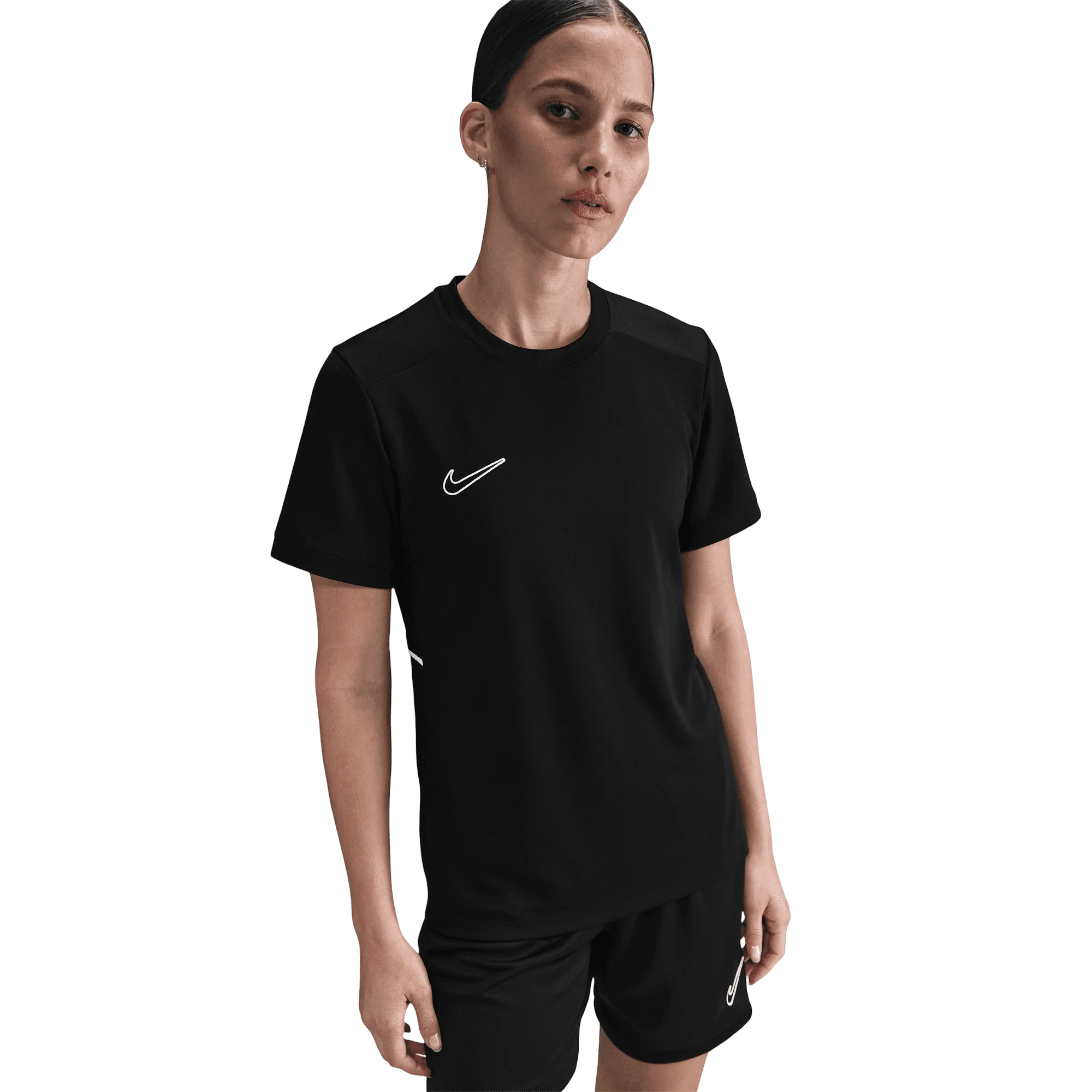 Nike Academy Dri-FIT Womens Football Top - Cool Grey - Image 4