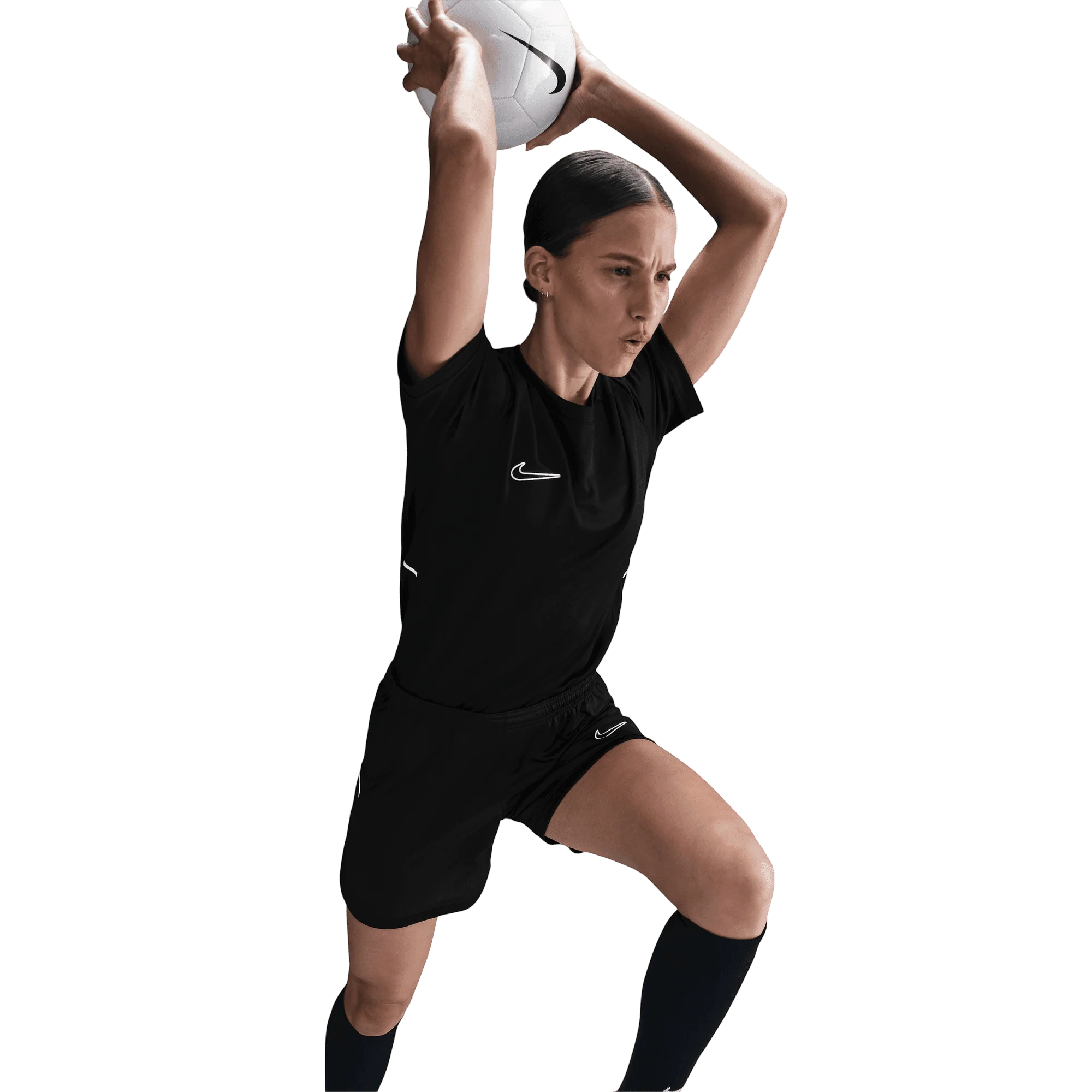 Nike Academy Dri-FIT Womens Football Top - Cool Grey - Image 6