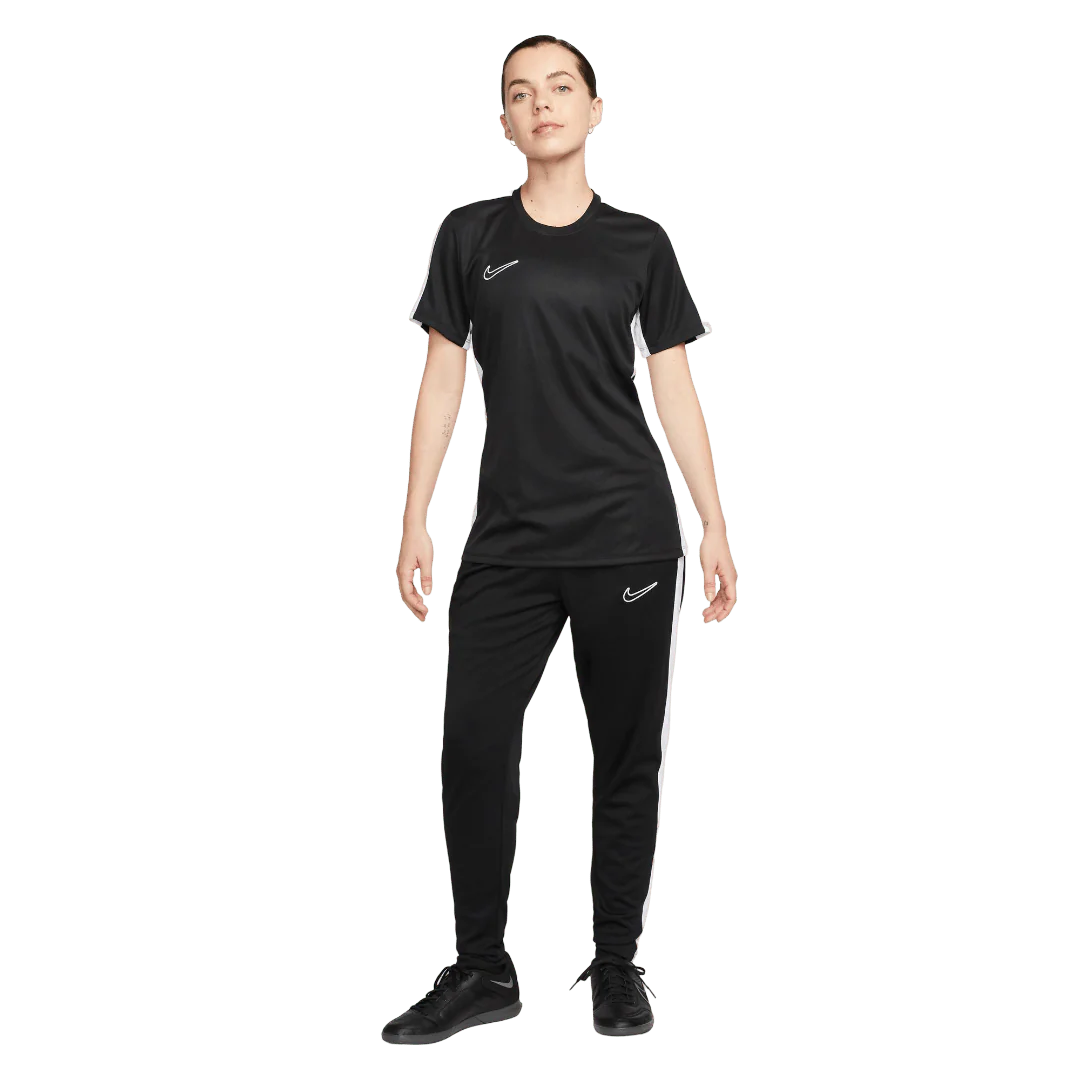 Nike Academy Dri-FIT Women's Short-Sleeve Football Top - Black/White - Image 5