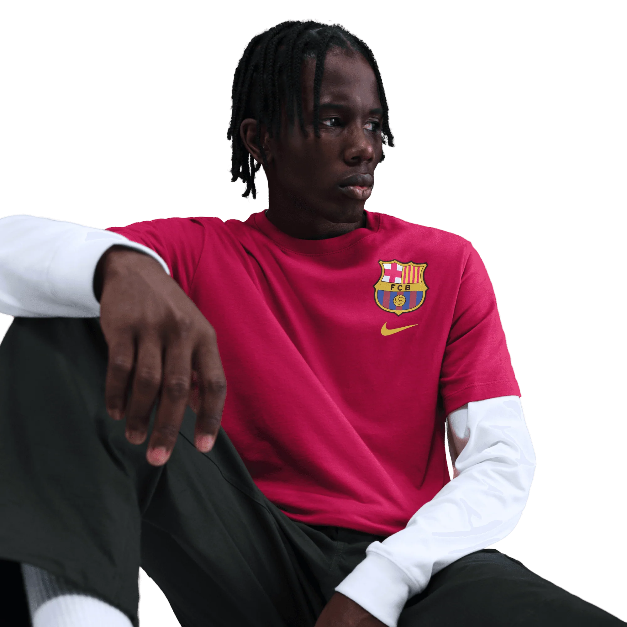 Nike Barcelona FC Adults Football Tee 2025/26 - Image 5