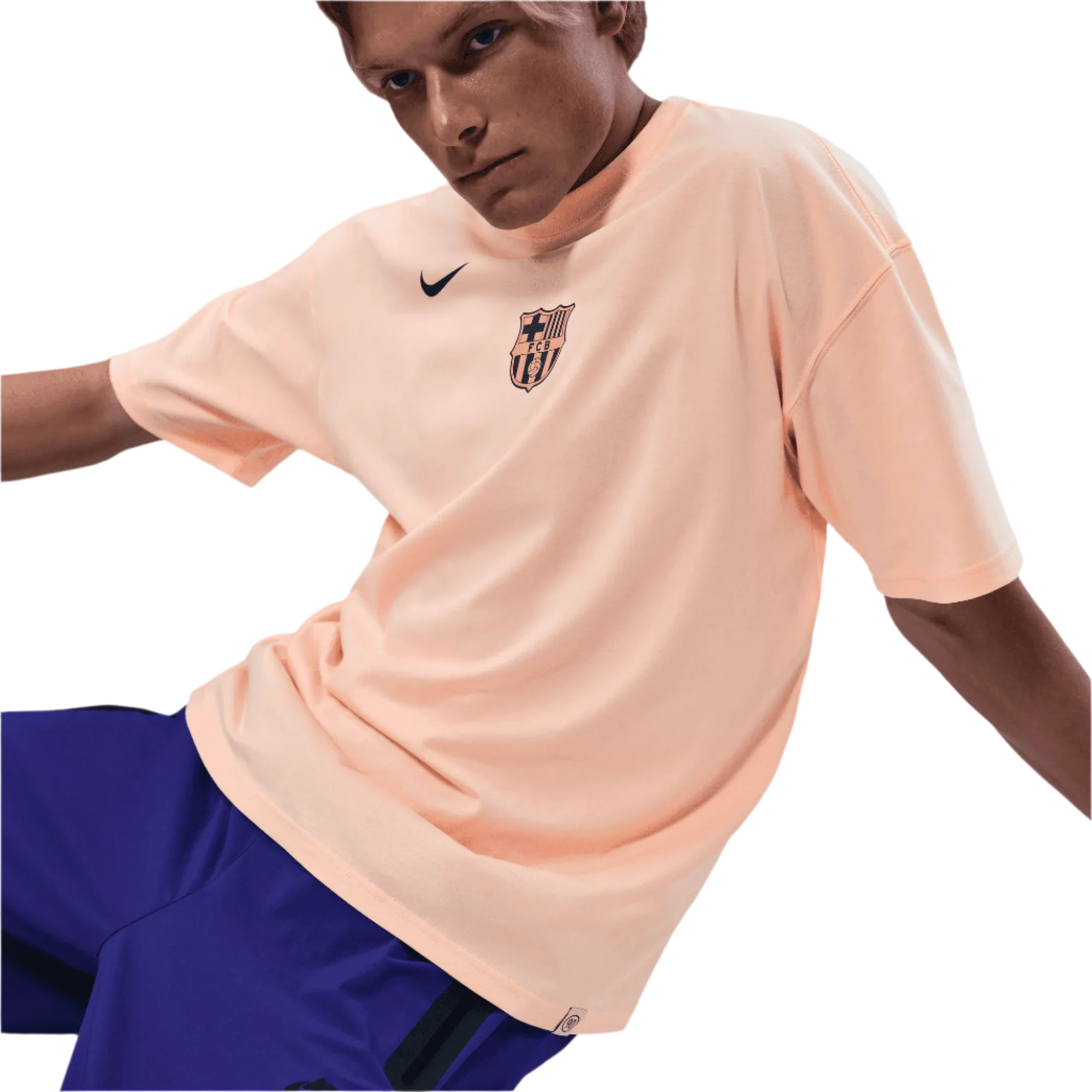 Nike Barcelona FC Adults Total 90 Remix Tee - Image 5
