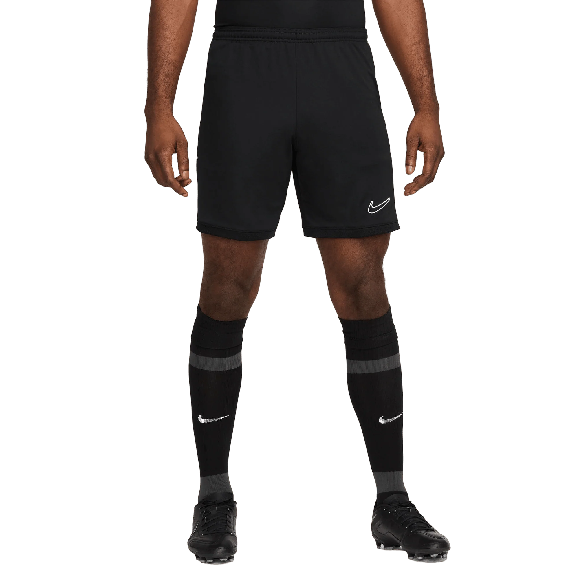 Nike Dri-Fit Academy Adults Football Shorts - Black/White - Image 4