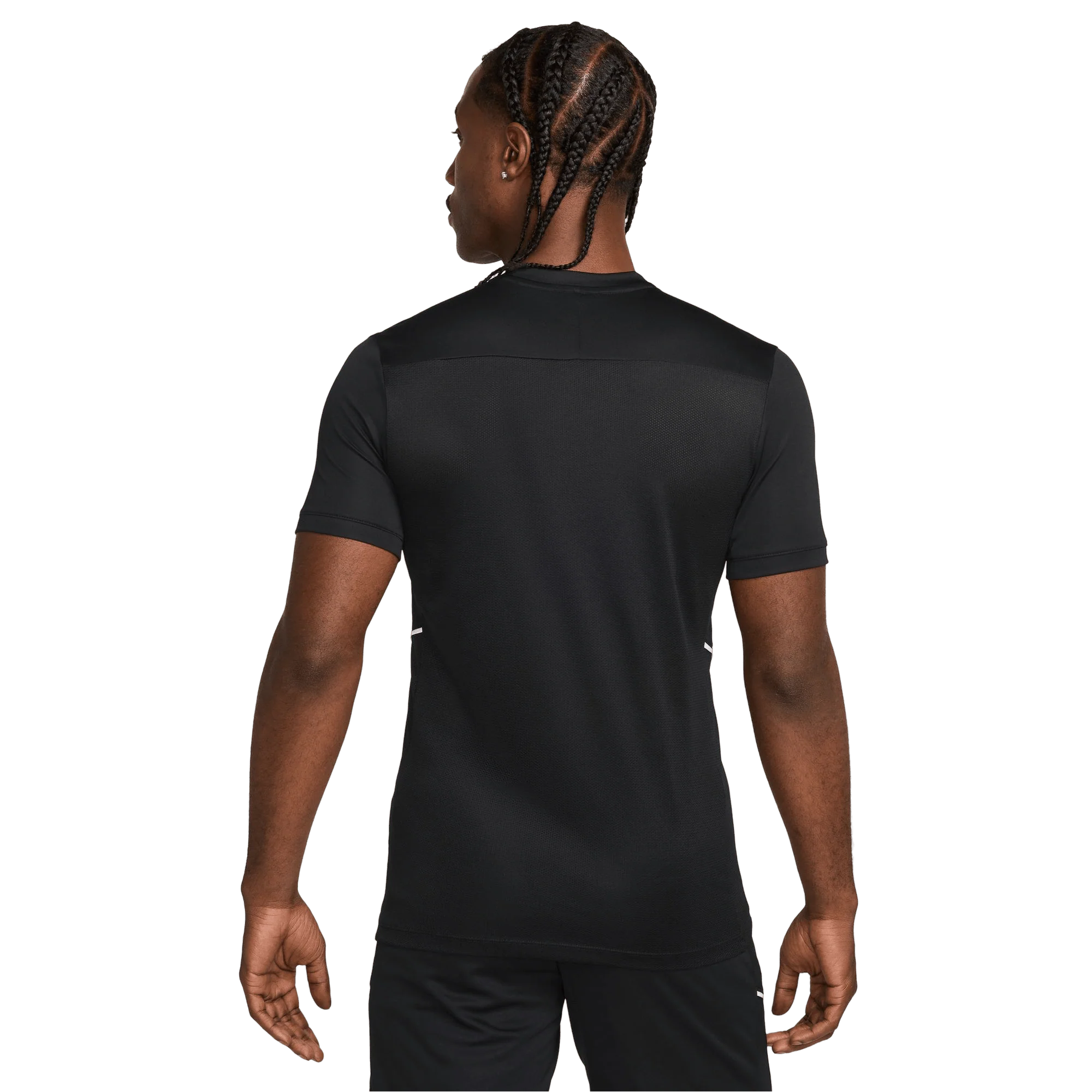 Nike Dri-Fit Academy Adults SS Football Top - Black/White - Image 2