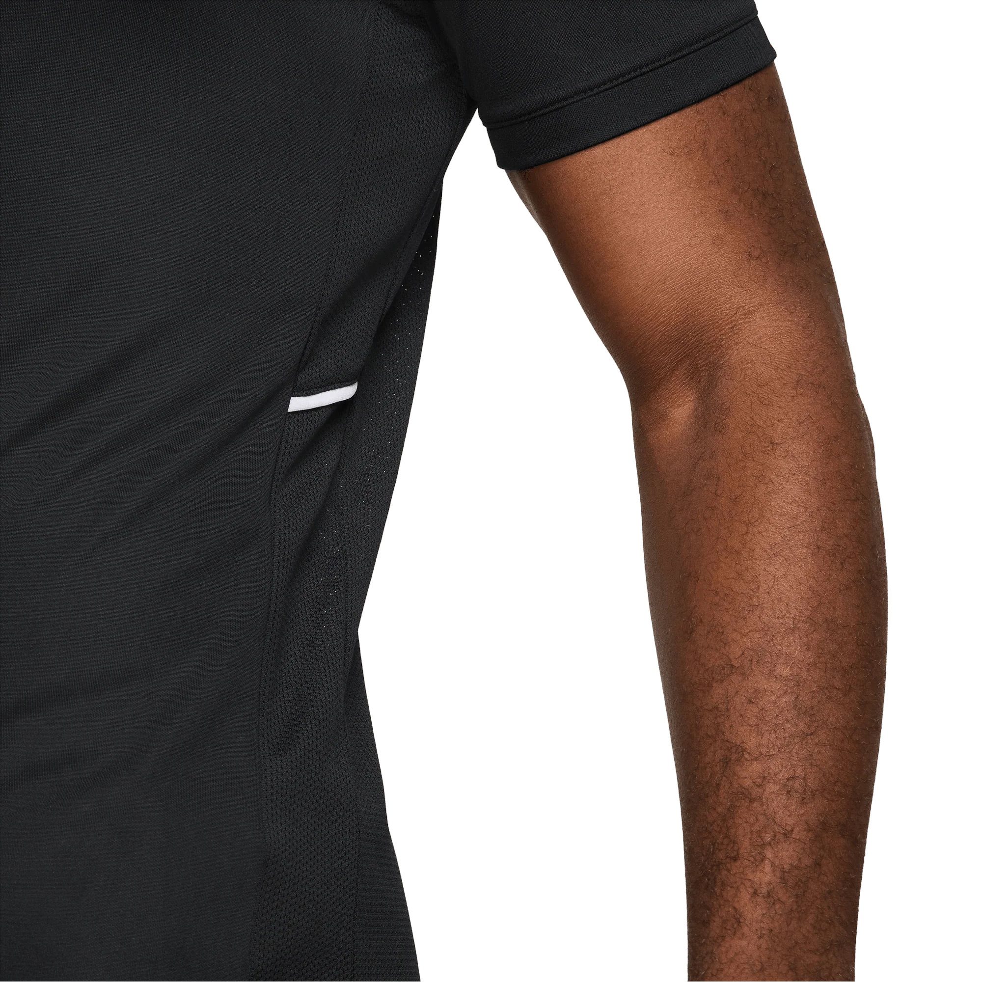 Nike Dri-Fit Academy Adults SS Football Top - Black/White - Image 5