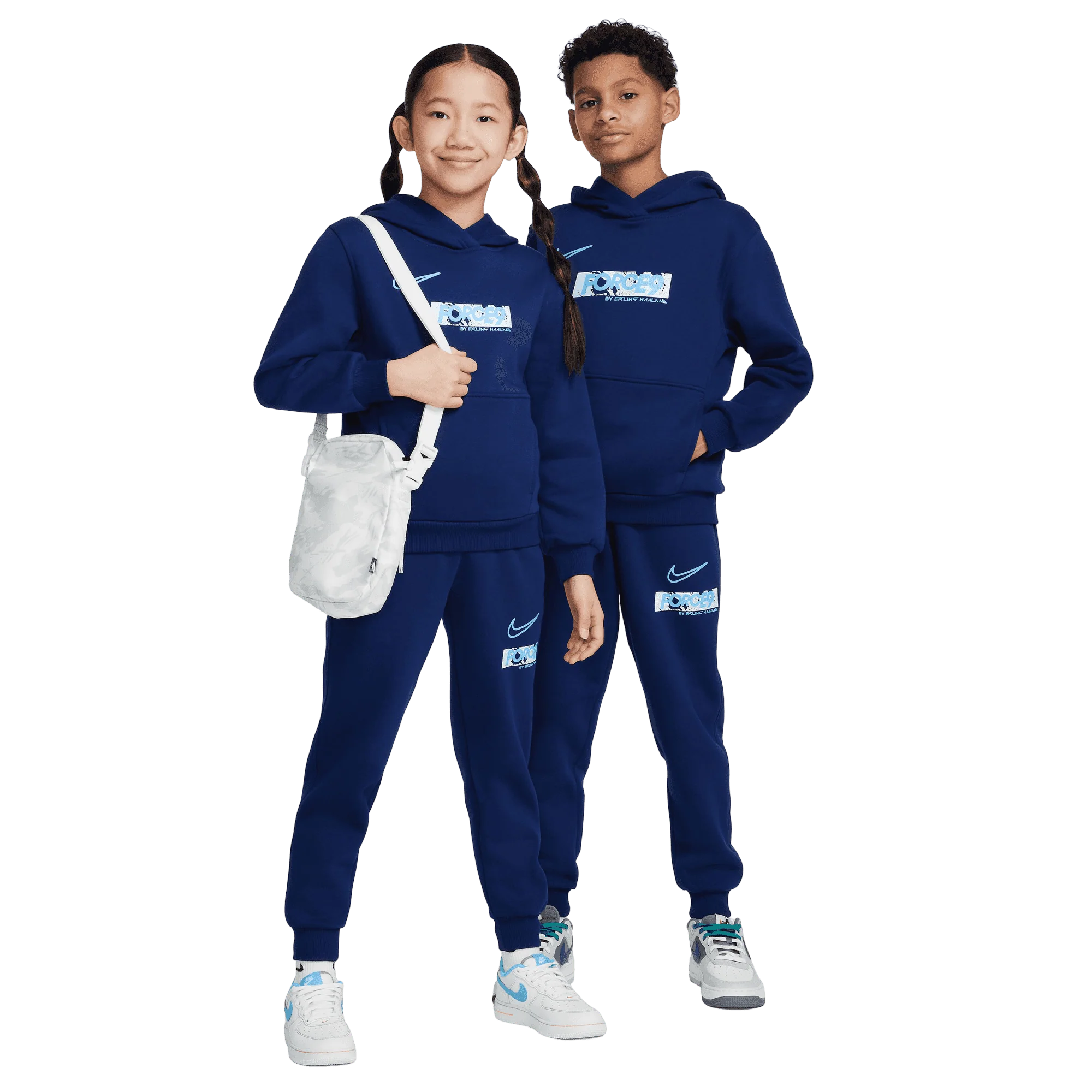 Nike Dri-Fit Academy Kids Fleece Football Hoodie - Erling Haaland - Image 4