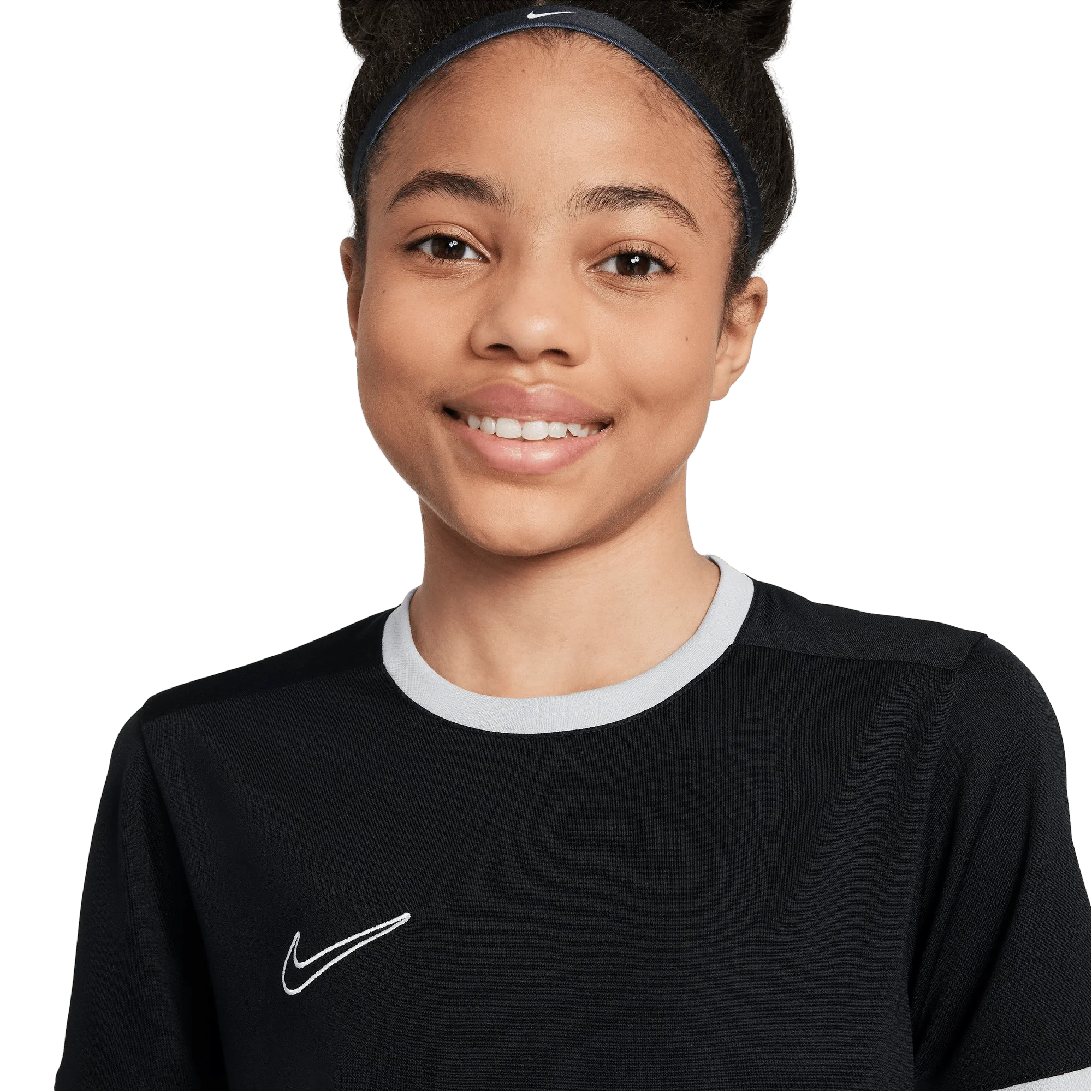 Nike Dri-Fit Academy Kids SS Football Top - Black - Image 4