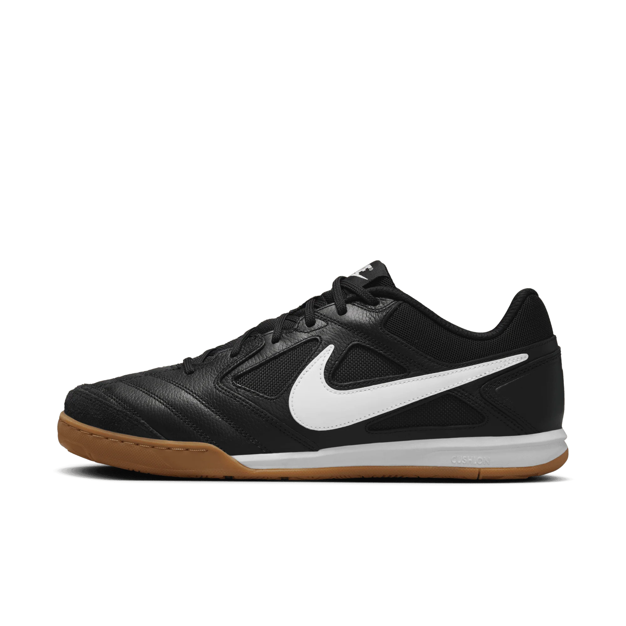 Nike Gato Indoor Senior Football Boots - Black/White/Gum - Image 4