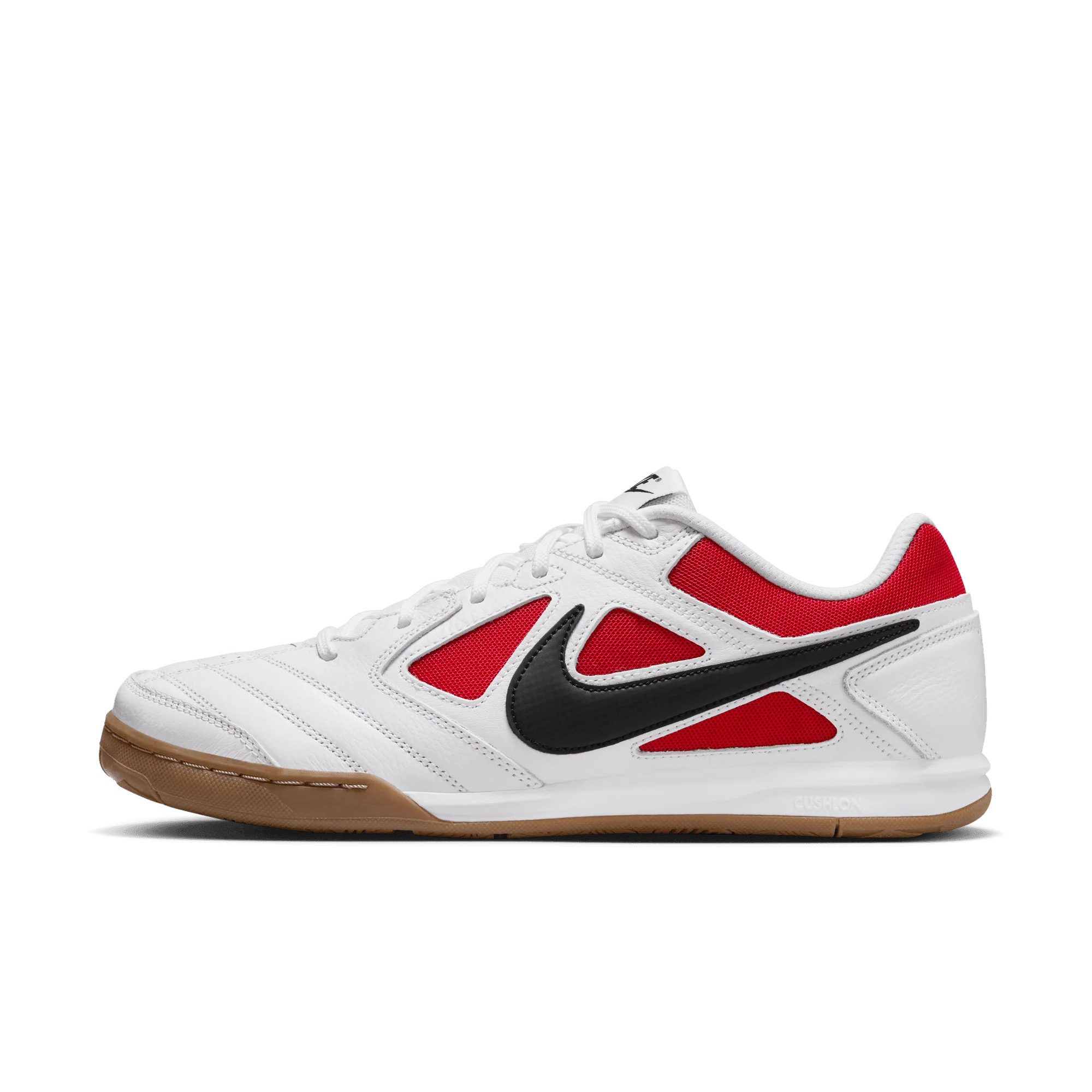Nike Gato Indoor Senior Football Boots - White/Black/Gym Red - Image 4