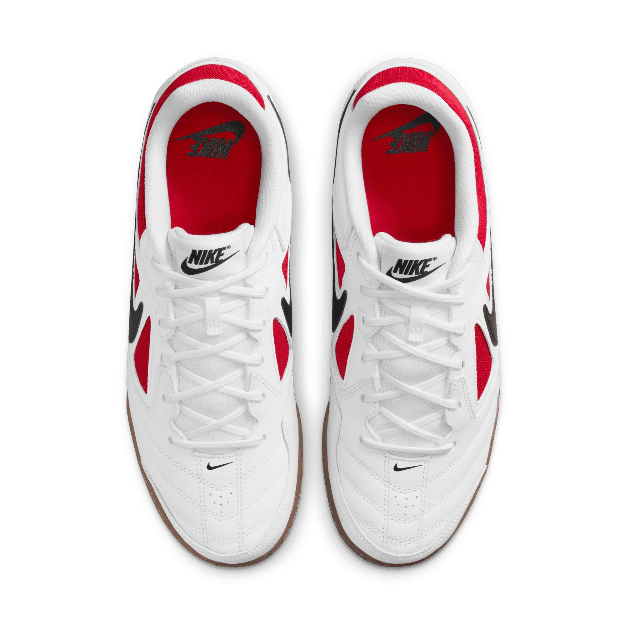 Nike Gato Indoor Senior Football Boots - White/Black/Gym Red - Image 7