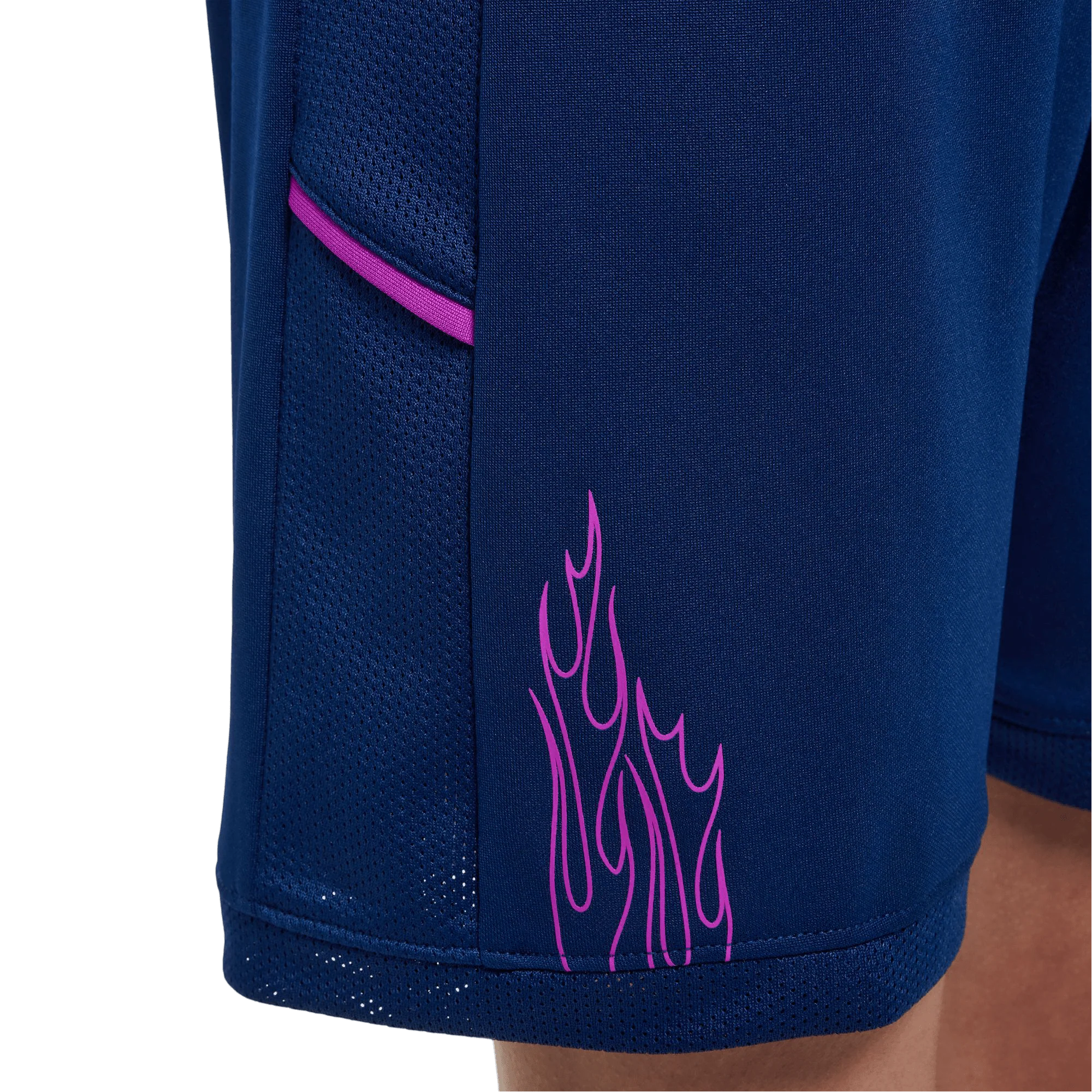 Nike Kylian Mbappe Academy Dri-FIT Kids Football Shorts - Blue - Image 7
