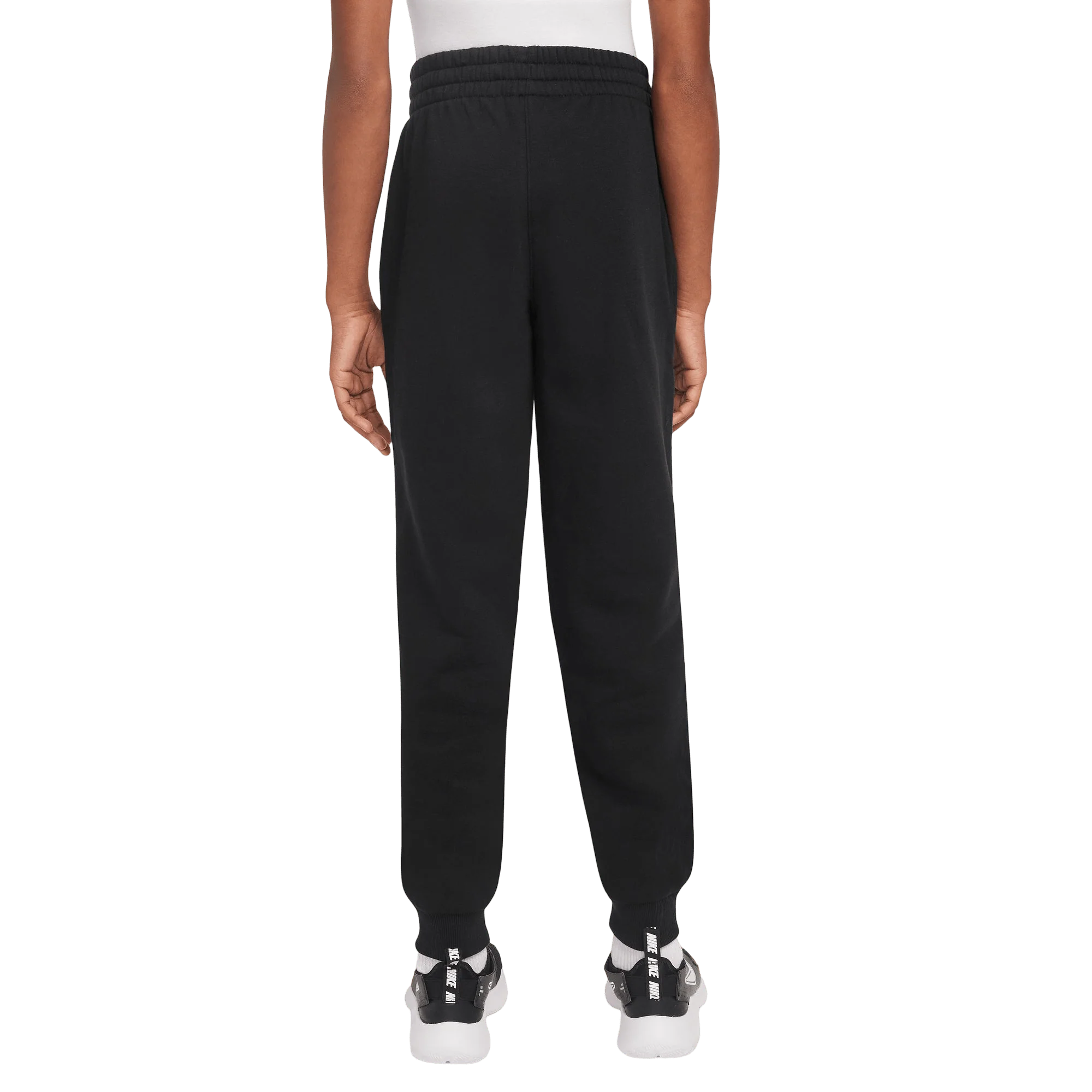 Nike Kylian Mbappe Club Fleece Kids Football Pants - Black/Pink - Image 2
