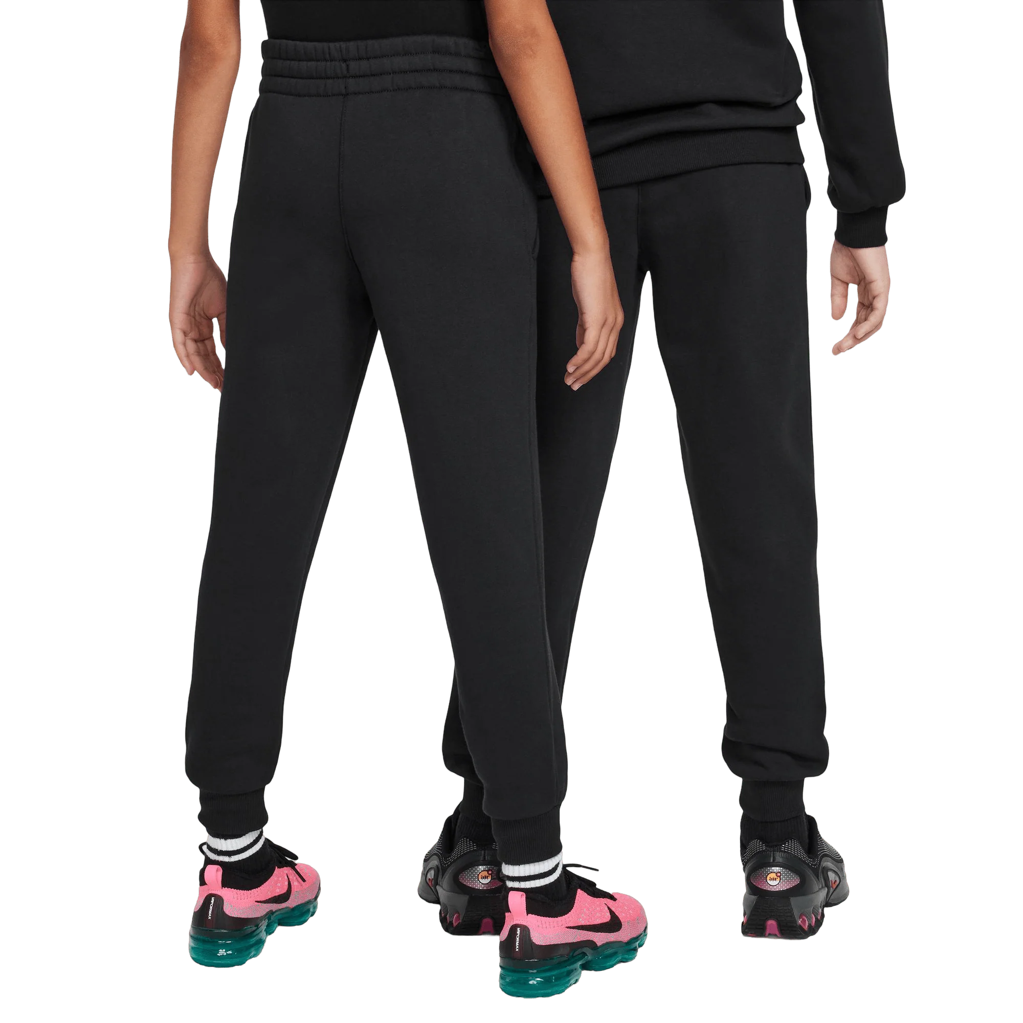 Nike Kylian Mbappe Club Fleece Kids Football Pants - Black/Pink - Image 4