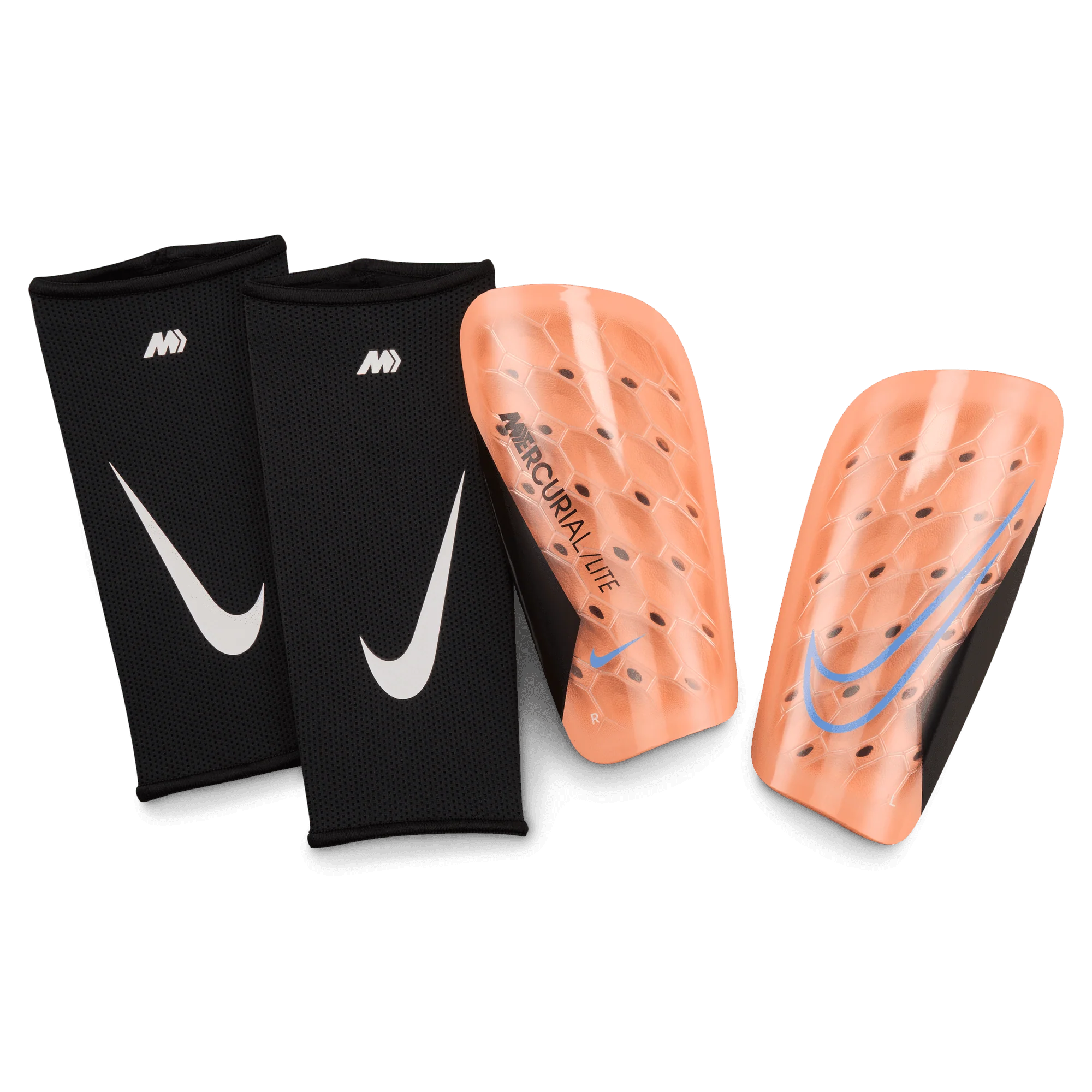 Nike Mercurial Lite Shinguards - Orange Pulse