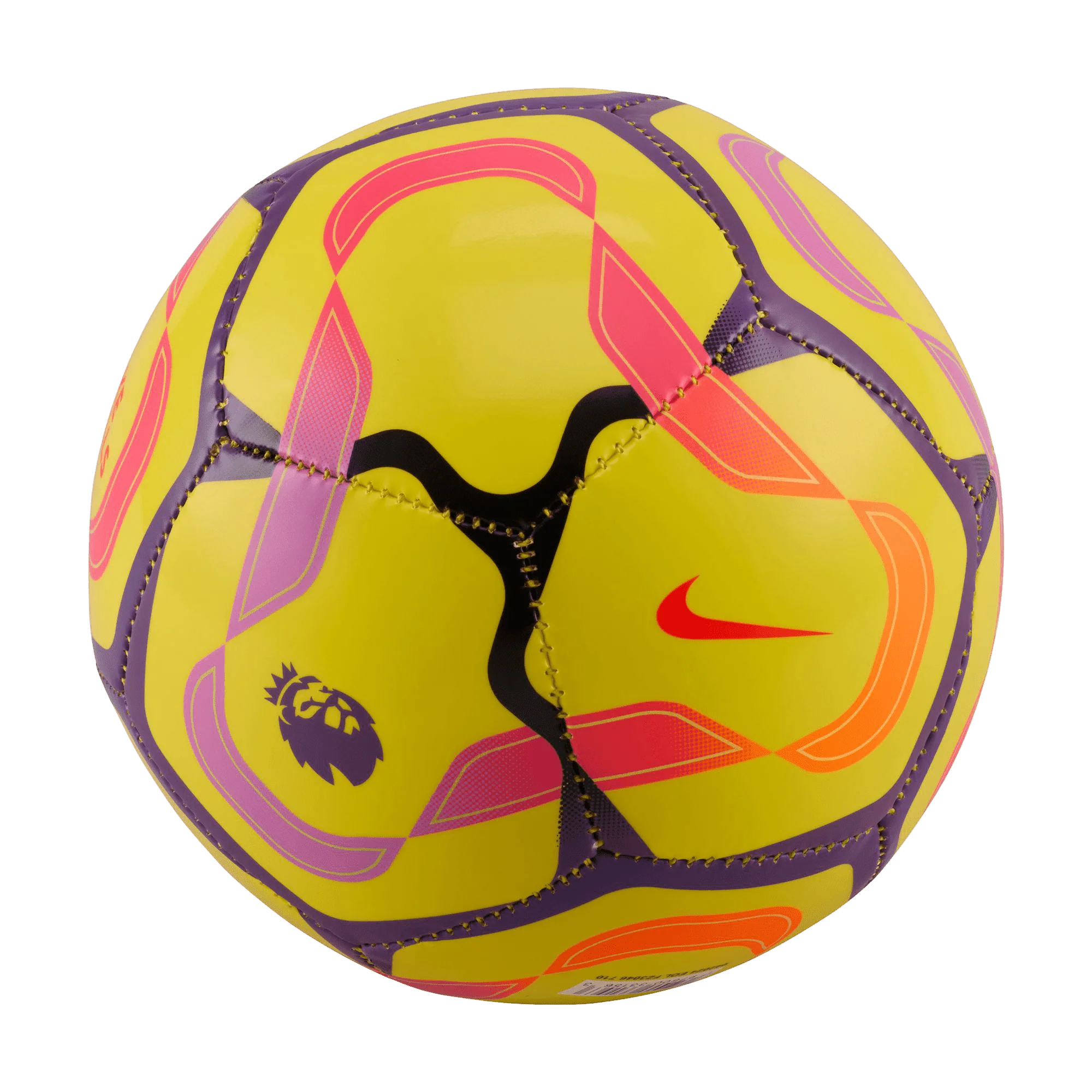 Nike Premier League Skills Soccer Ball - Yellow/Purple - Image 2