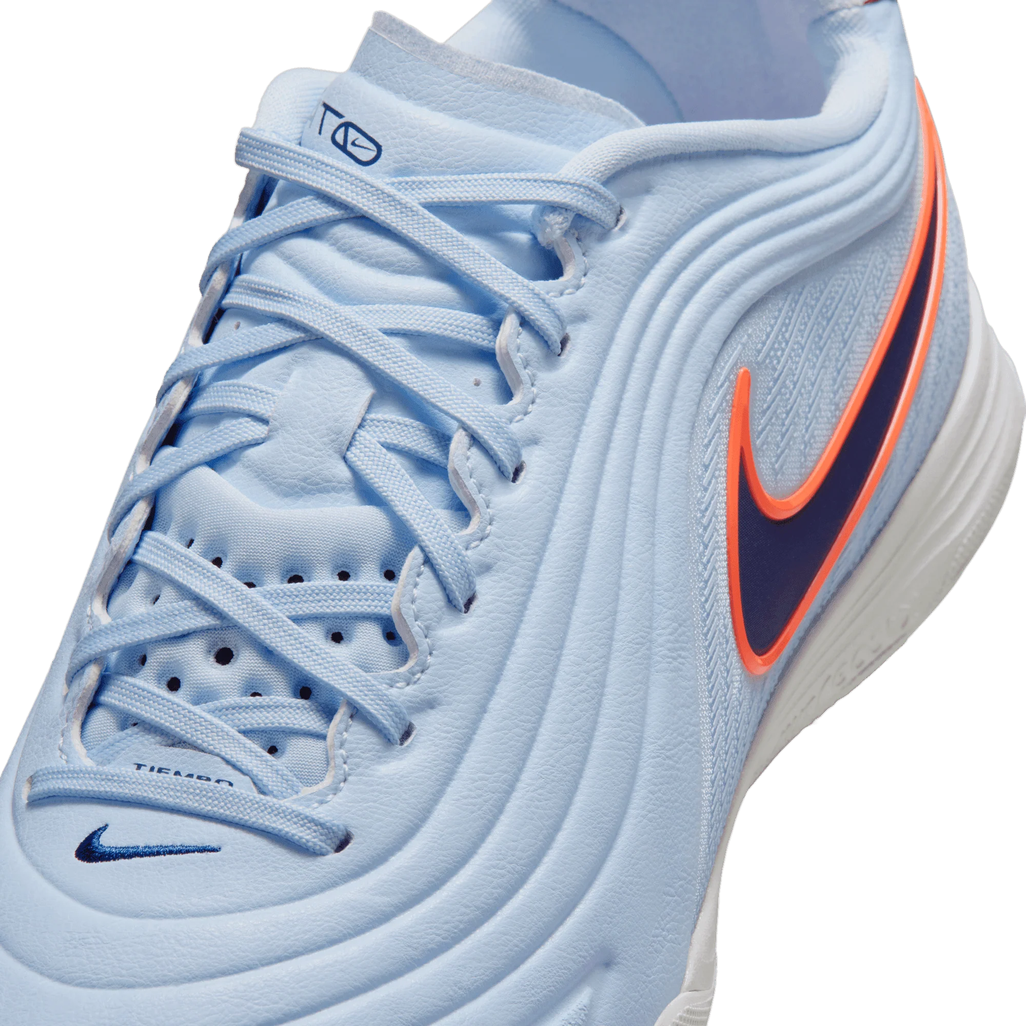 Nike Tiempo Reactgato Indoor Senior Football Boots - Hydrogen Blue/Coconut Milk - Image 9