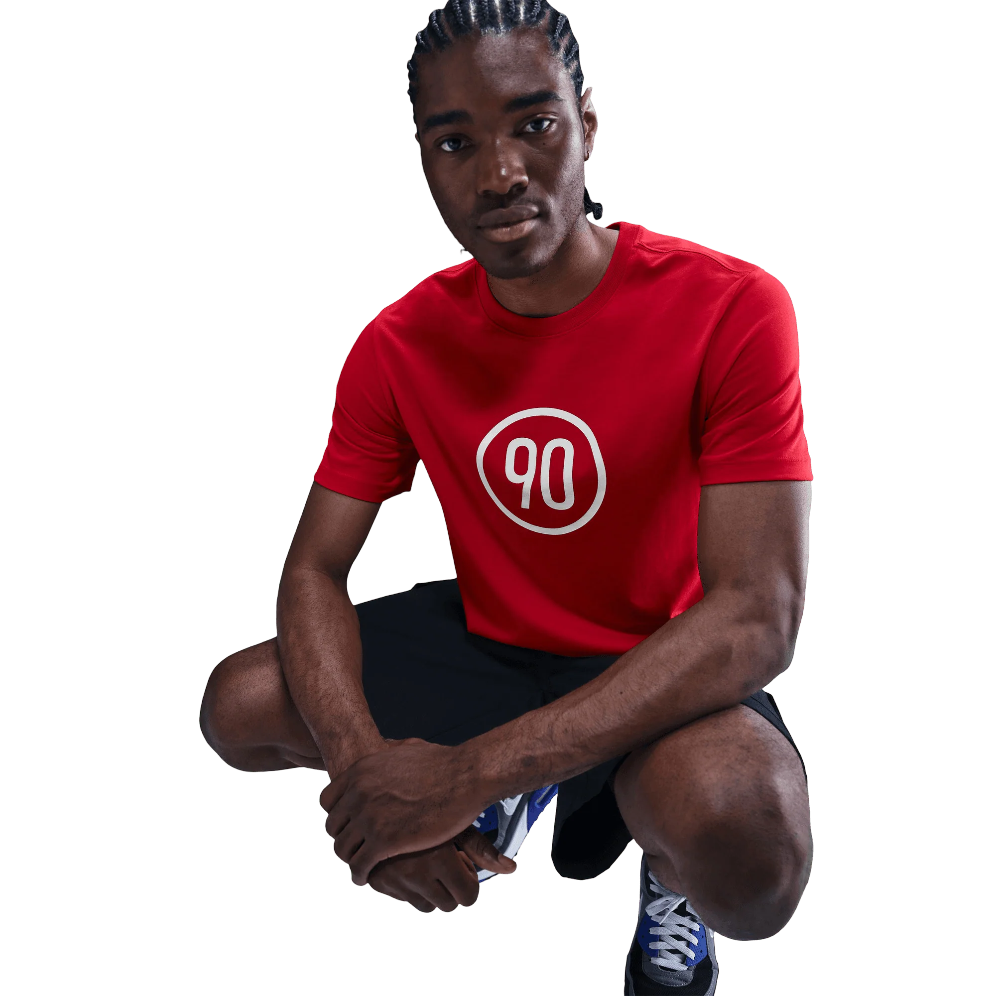 Nike Total 90 Adults Football Tee - University Red - Image 5