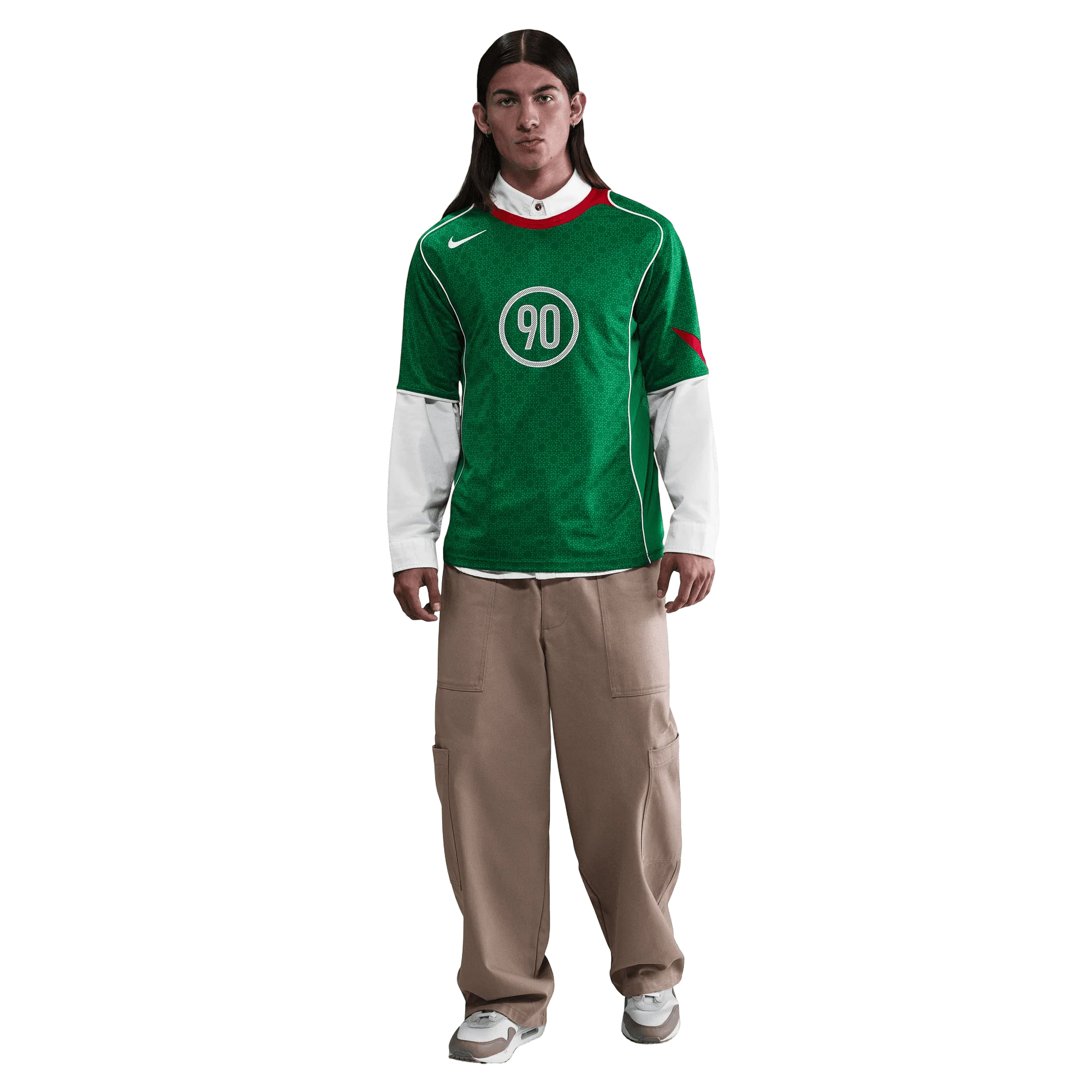 Nike Total 90 Dri-Fit Adults Football Jersey - Classic Green - Image 3